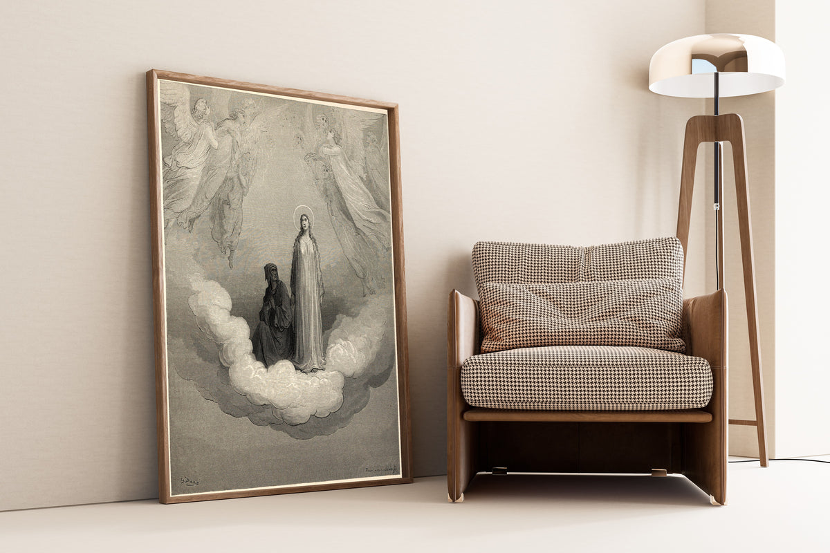 Gustave Doré — Paradiso, Canto XXI: Beatrice in Saturn | Dante Illustration Print