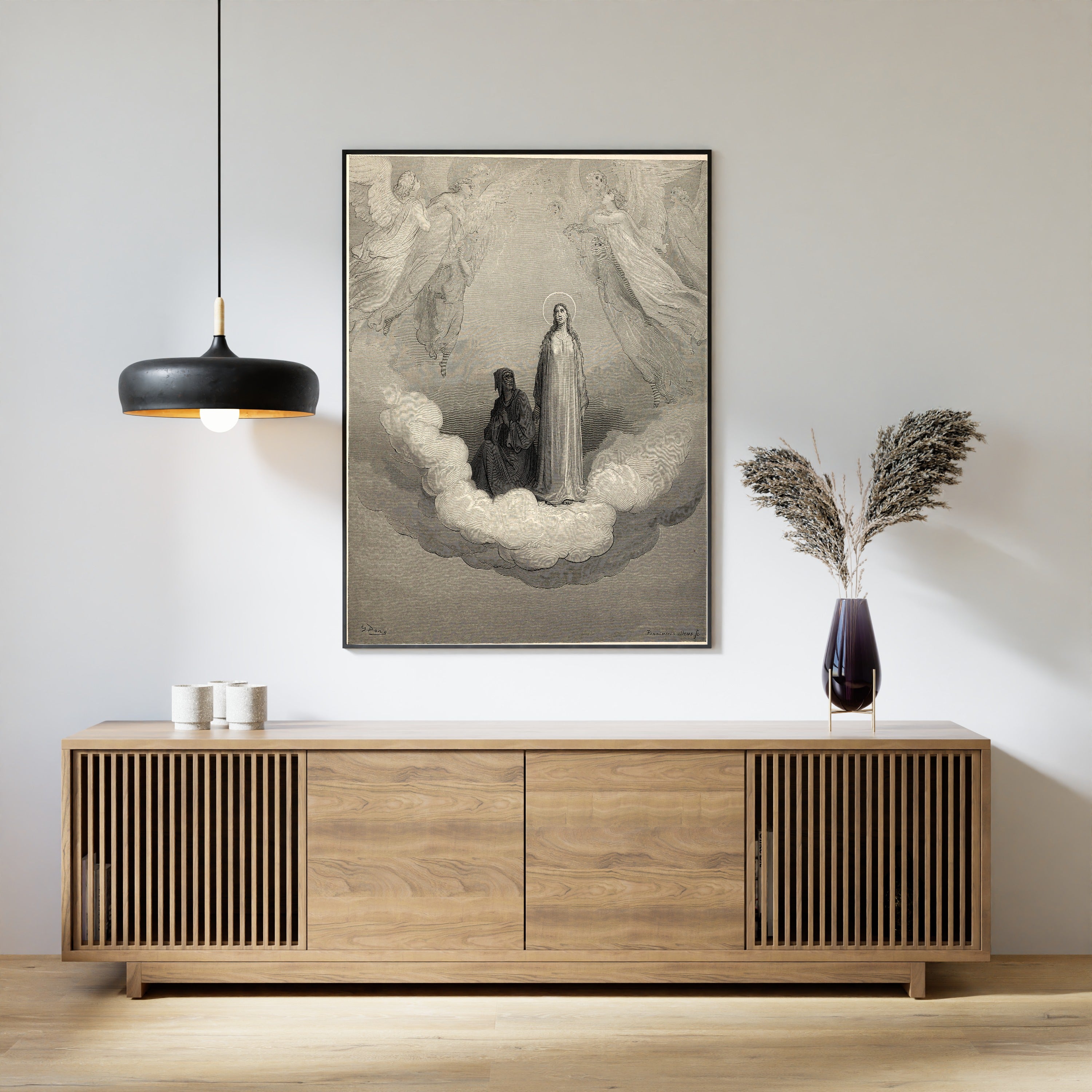 Gustave Doré — Paradiso, Canto XXI: Beatrice in Saturn | Dante Illustration Print