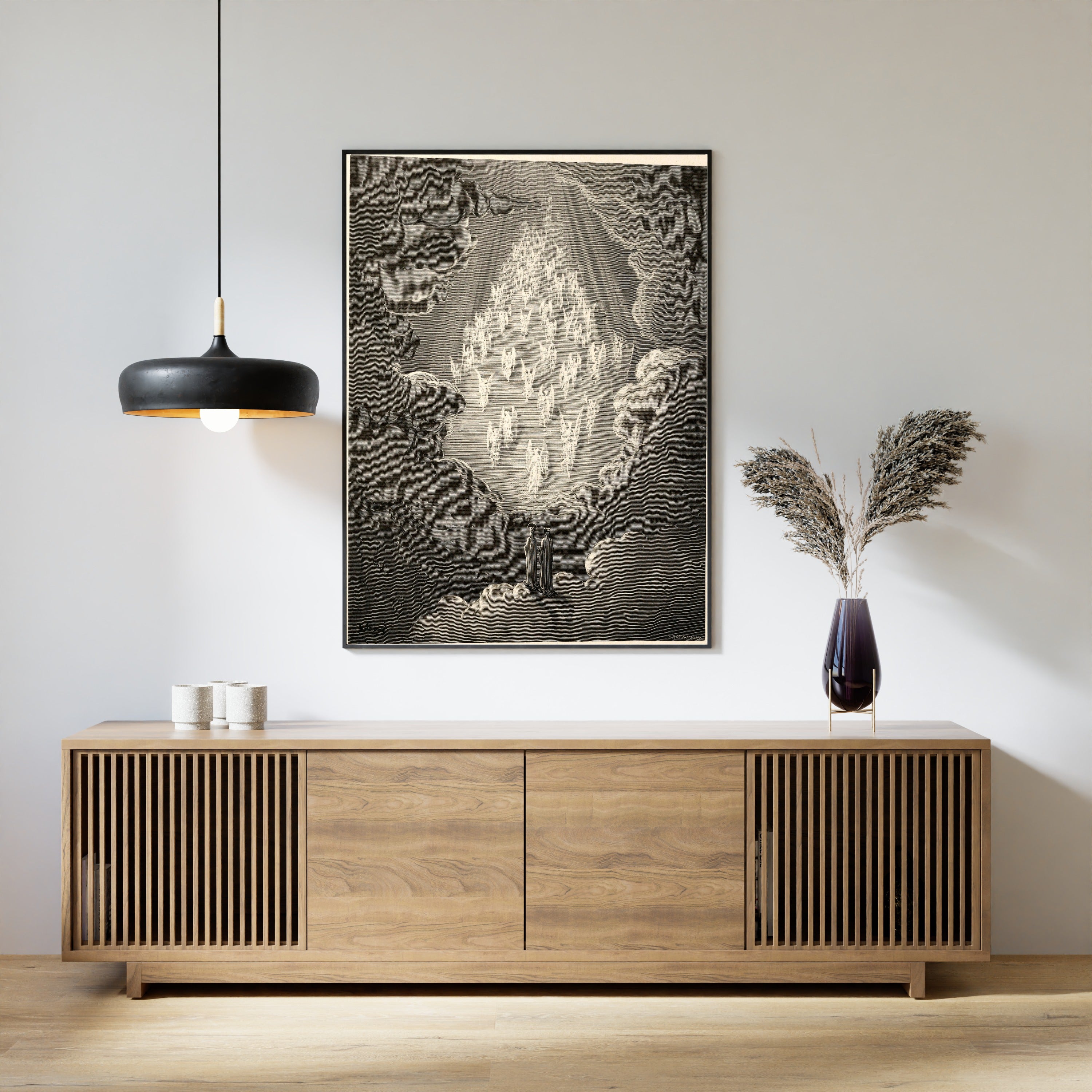 Gustave Doré — Paradiso, Canto XXI: The Golden Ladder | Dante Illustration Print