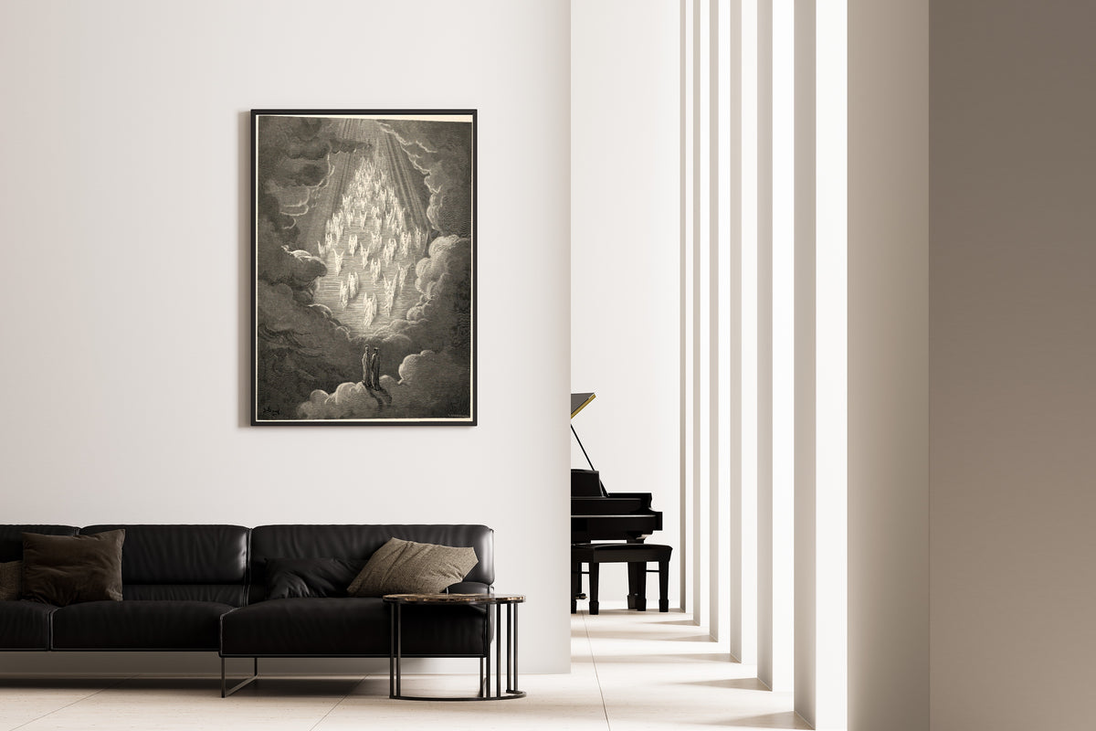 Gustave Doré — Paradiso, Canto XXI: The Golden Ladder | Dante Illustration Print