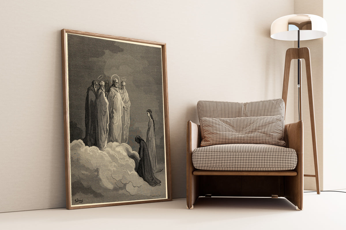 Gustave Doré — Paradiso, Canto XXVI: Peter, James and John | Dante Illustration Print