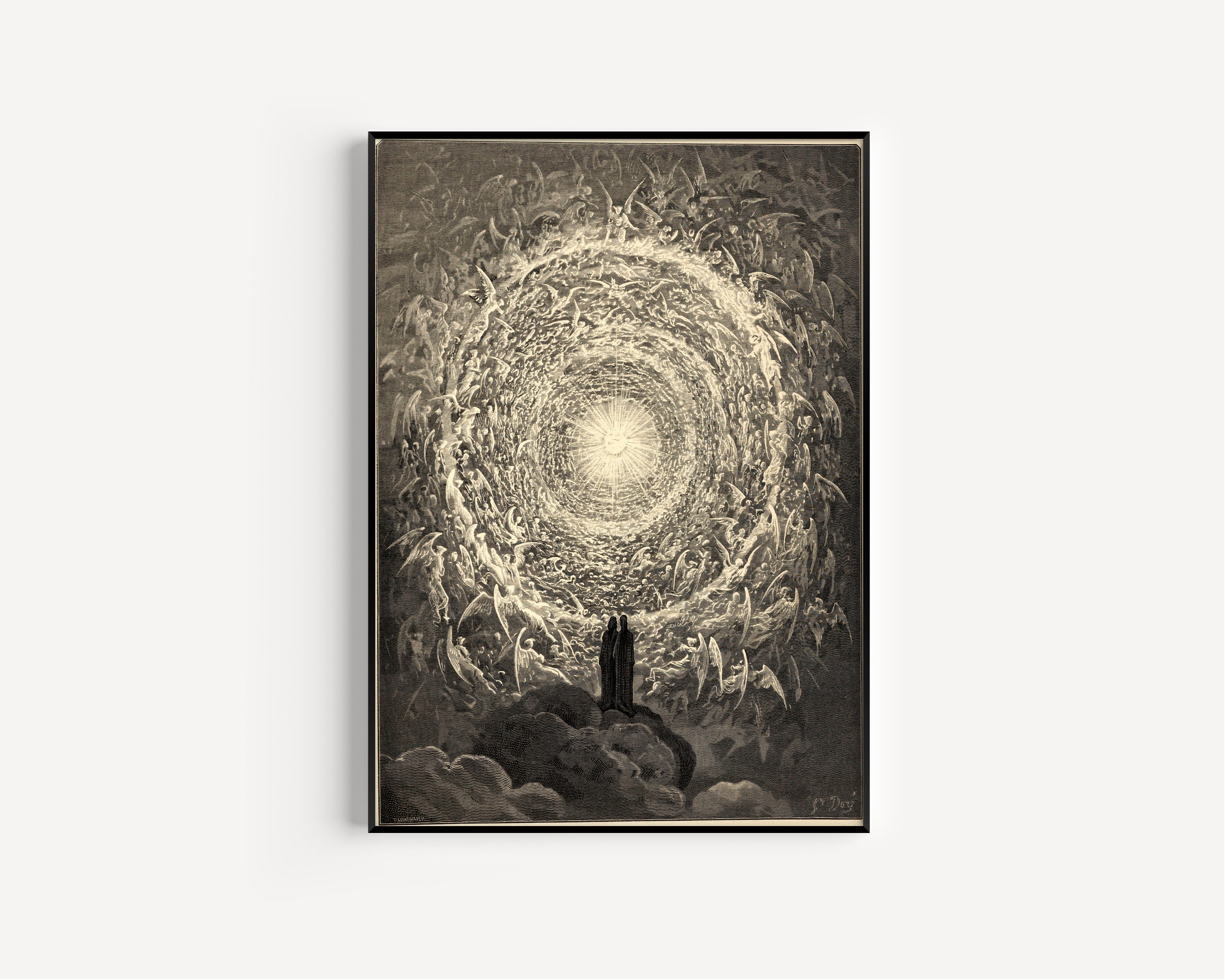 Gustave Doré — Paradiso, Canto XXXI: The Celestial Rose | Dante Illustration Print