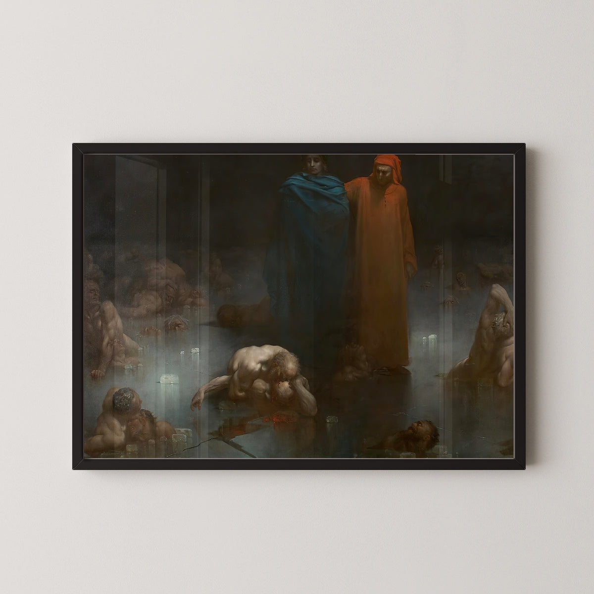 Gustave Doré — Dante and Virgil in the Ninth Circle of Hell | Fine Art Print