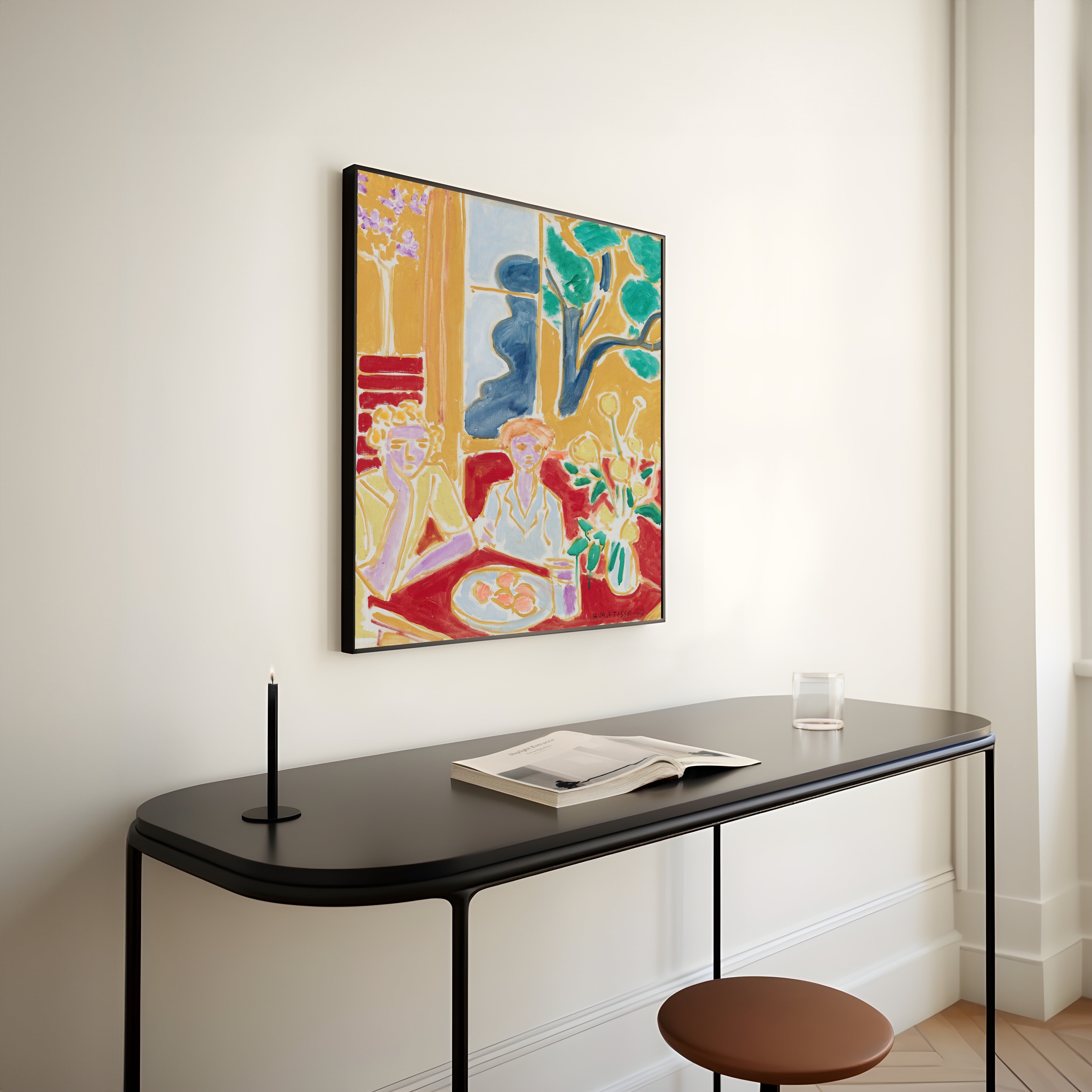 Henri Matisse — Two Girls, Yellow and Red Background | Fine Art Print