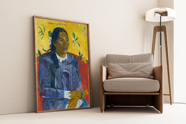 Paul Gauguin — Vahine no te Tiare (Woman with a Flower) | Fine Art Print