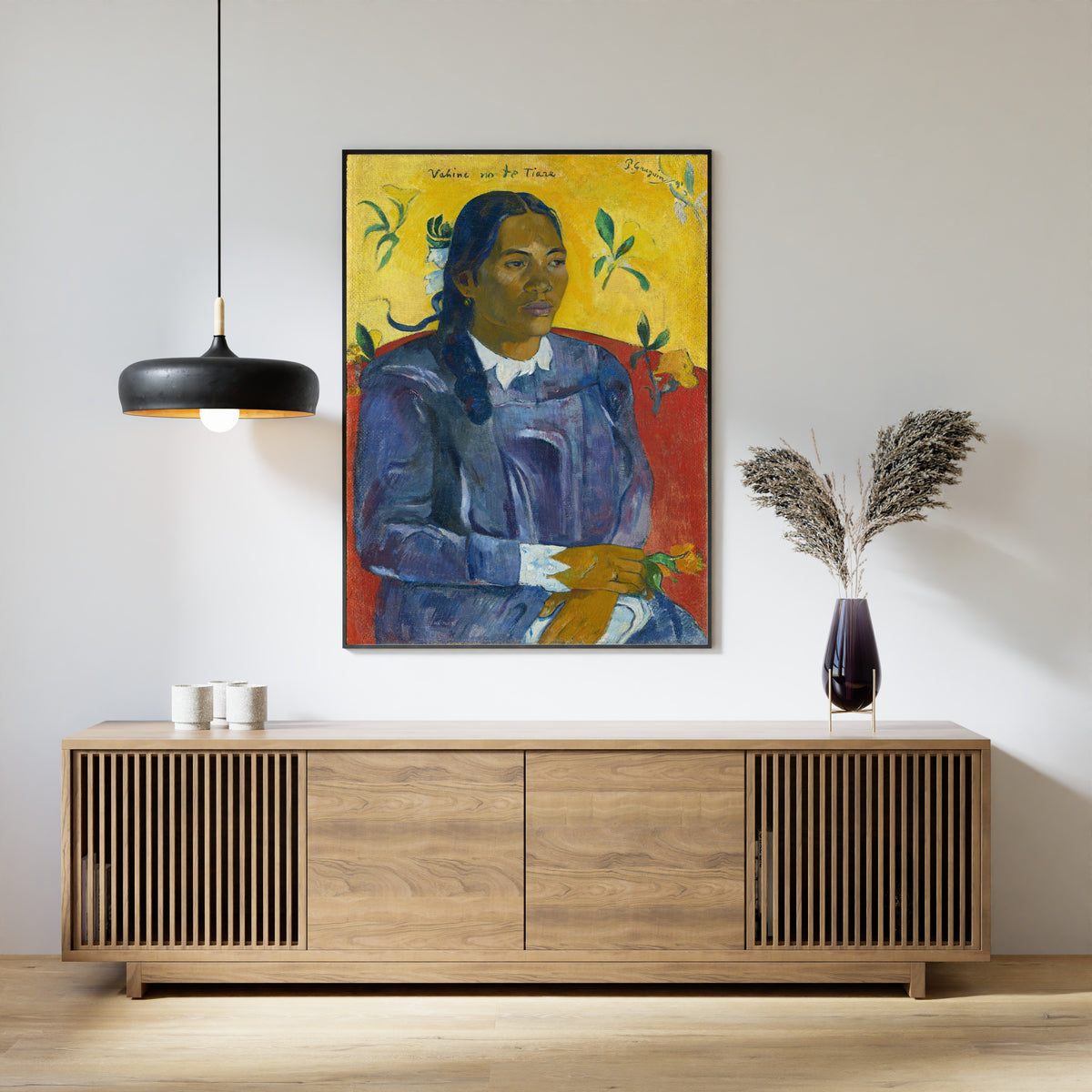 Paul Gauguin — Vahine no te Tiare (Woman with a Flower) | Fine Art Print