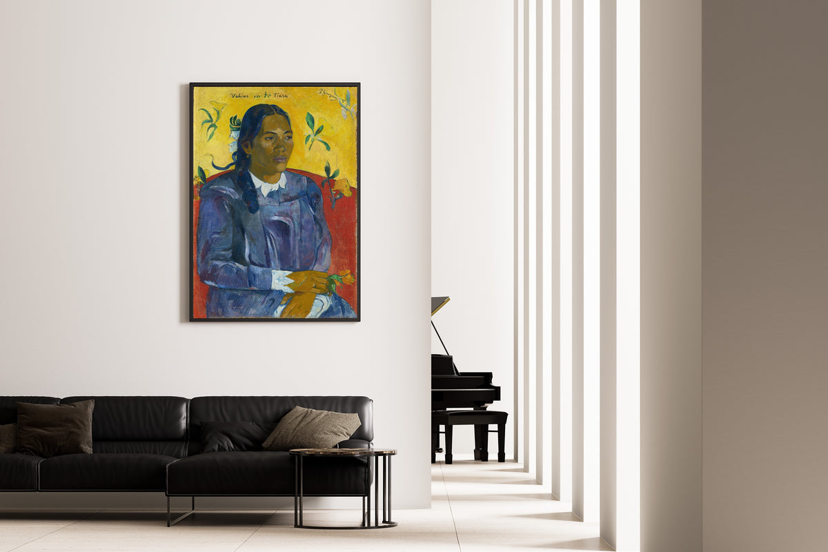 Paul Gauguin — Vahine no te Tiare (Woman with a Flower) | Fine Art Print