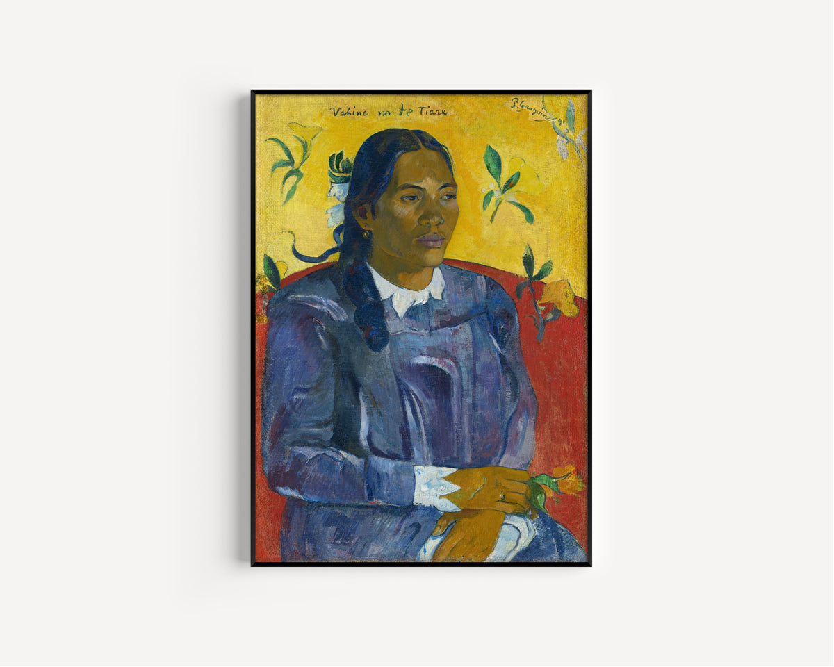 Paul Gauguin — Vahine no te Tiare (Woman with a Flower) | Fine Art Print