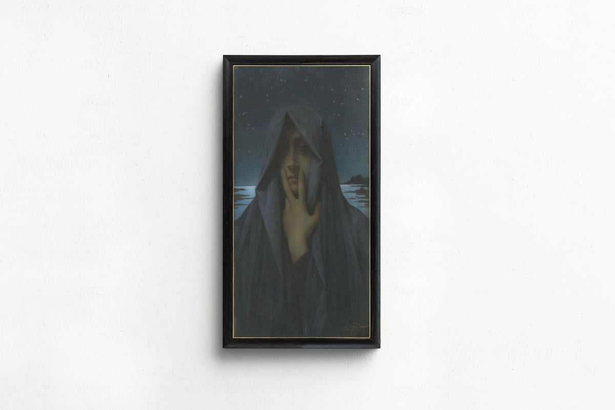 Lucien Lévy-Dhurmer — Silence (Le Silence) | Symbolist Art Print