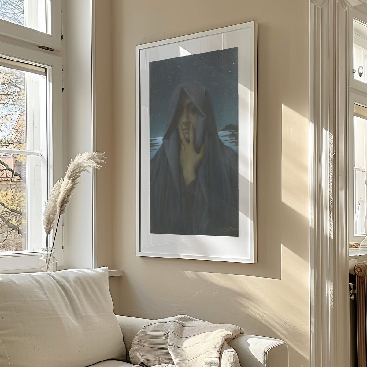Lucien Lévy-Dhurmer — Silence (Le Silence) | Symbolist Art Print