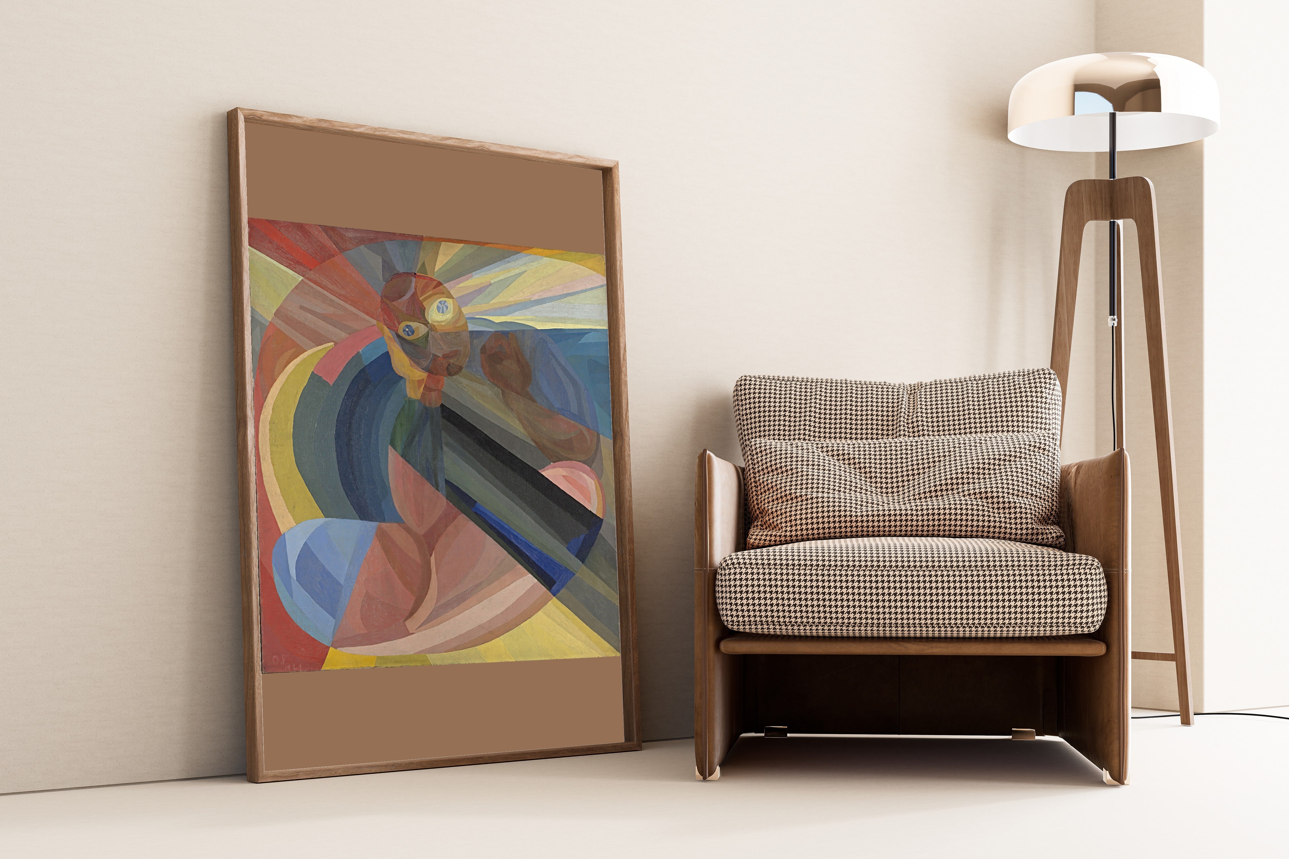 Otto Freundlich — Die Mutter (1921) | The Mother — Early Abstract Figure Fine Art Print