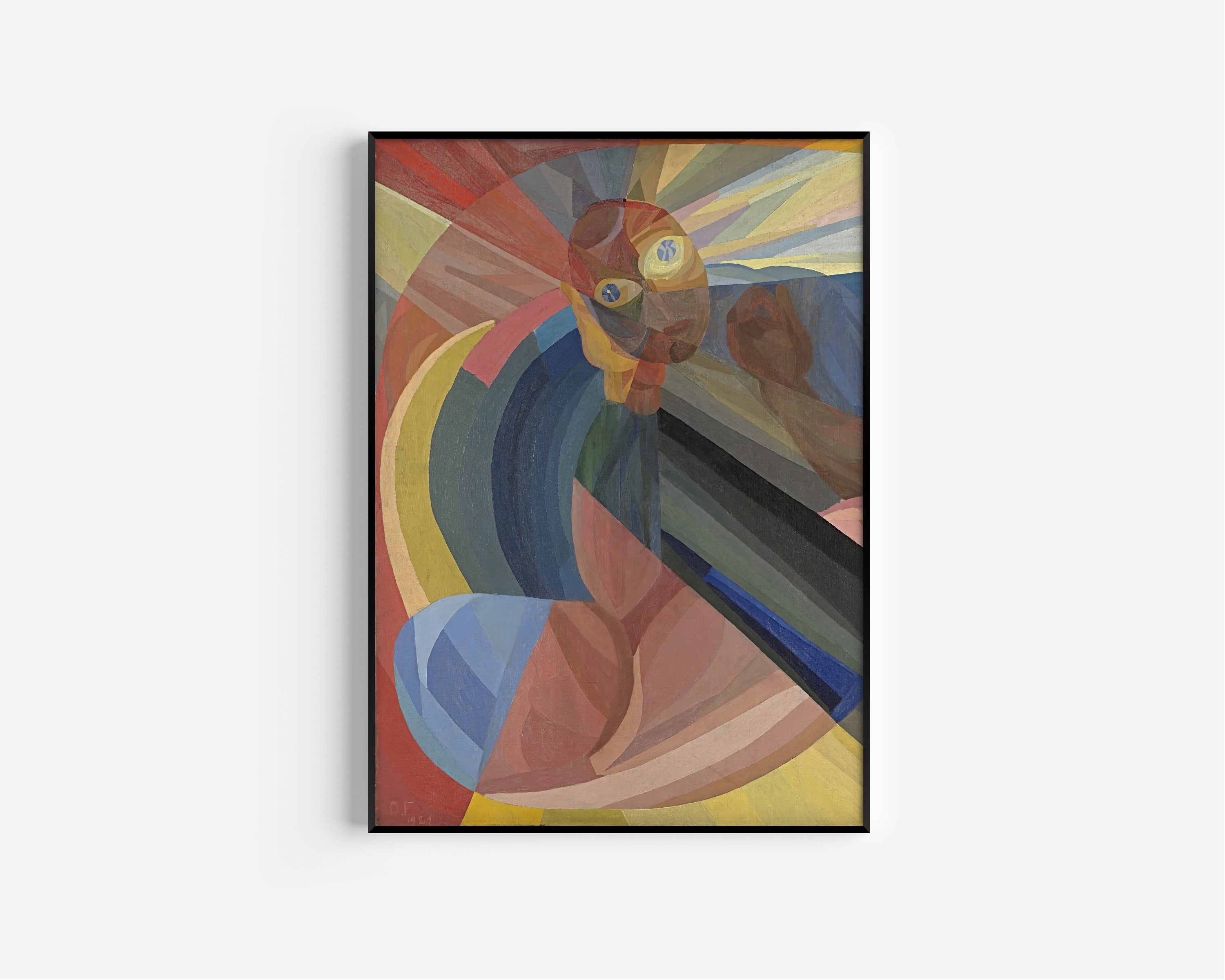 Otto Freundlich — Die Mutter (1921) | The Mother — Early Abstract Figure Fine Art Print