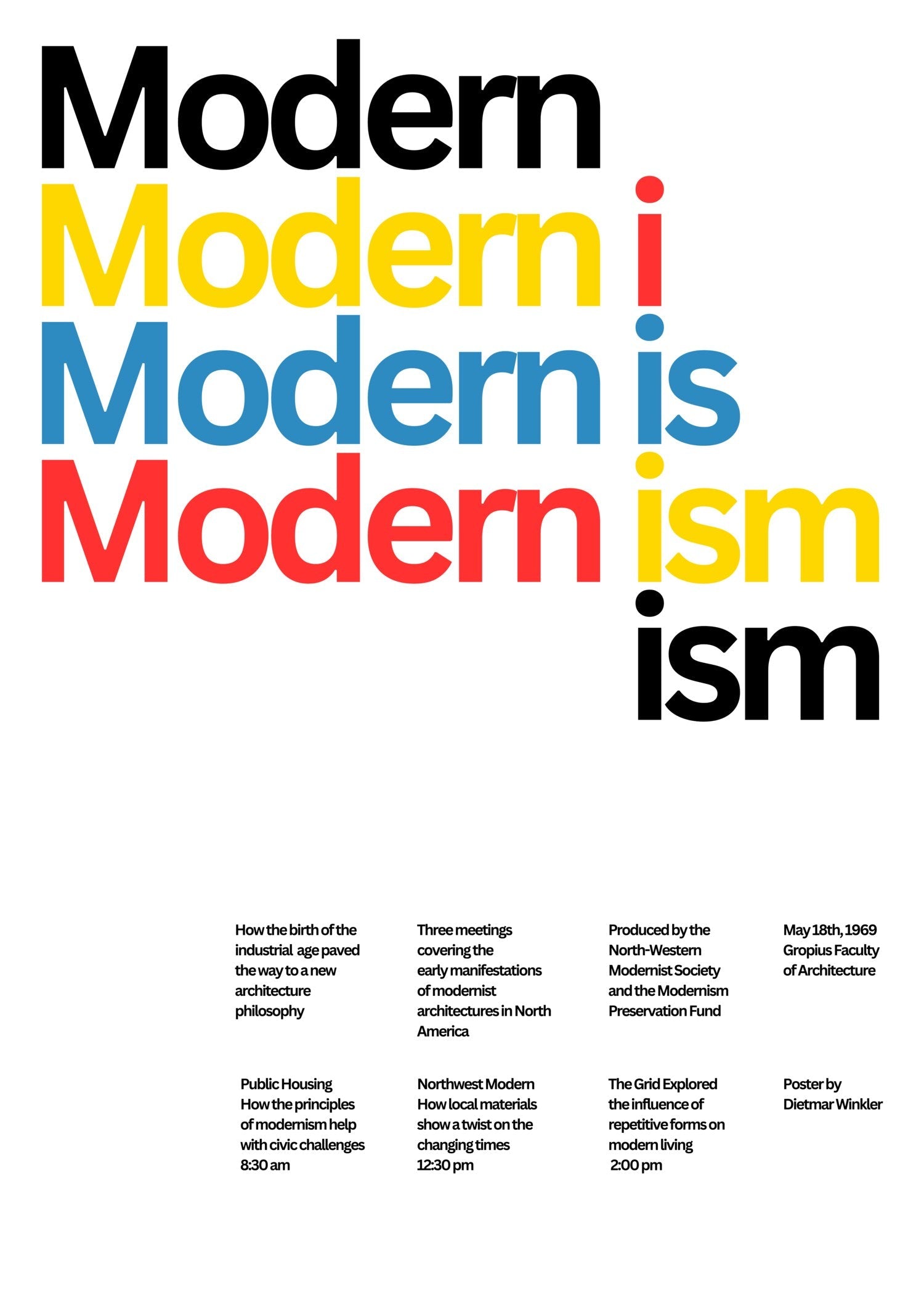Dietmar Winkler — Modernism | Typography Fine Art Print - 9ArtPrints