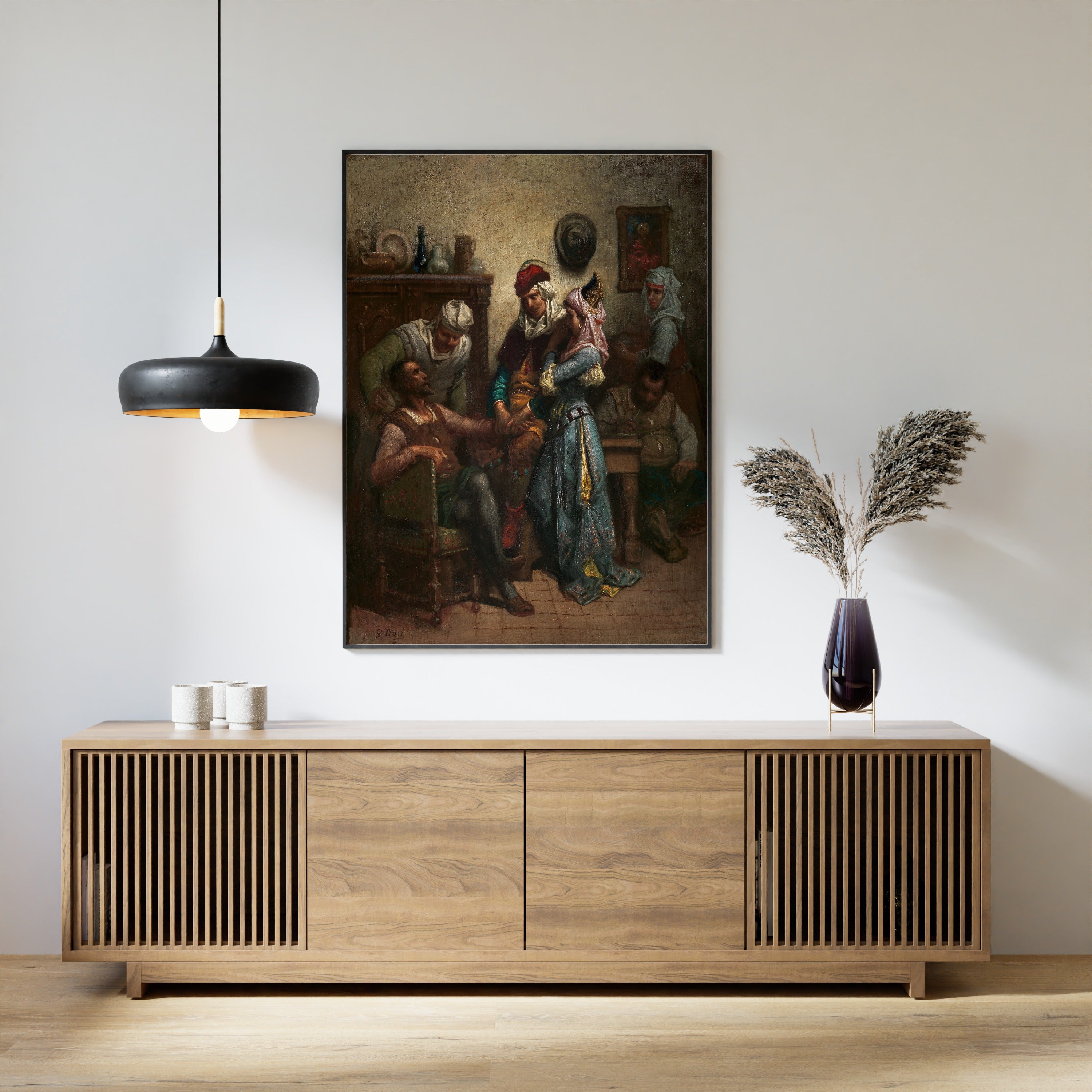 Gustave Doré — Don Quixote and Sancho Panza Entertained by Basil and Quiteria | Fine Art Print