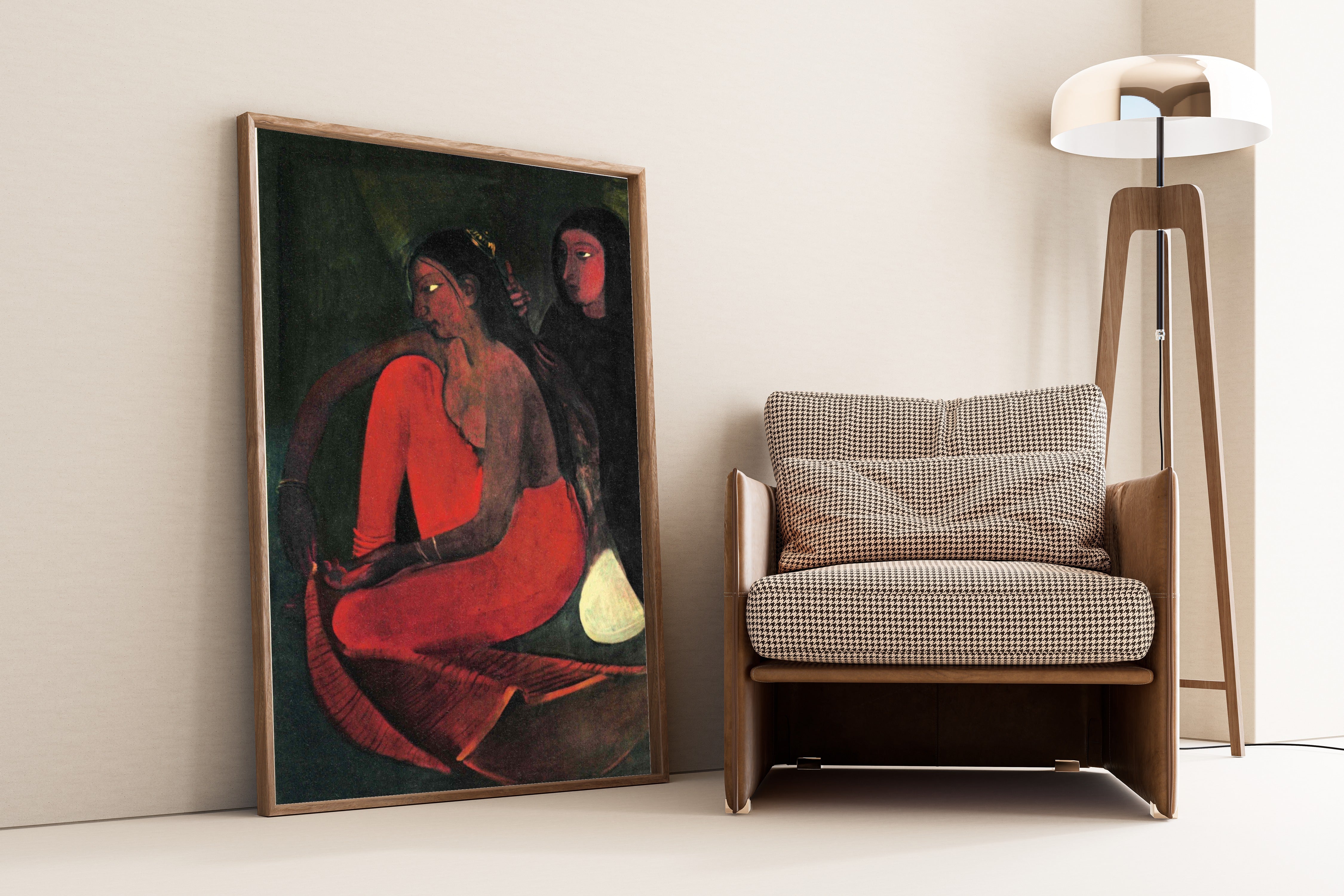 Amrita Sher-Gil — Dressing the Bride | Fine Art Giclée Print