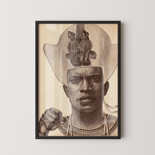 E. Harper Johnson — Piankhy the Great, Plate 9 | African History Art Print