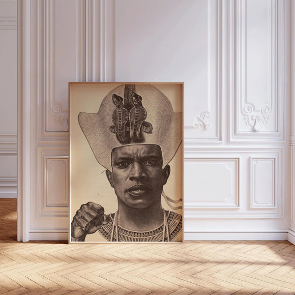 E. Harper Johnson — Piankhy the Great, Plate 9 | African History Art Print