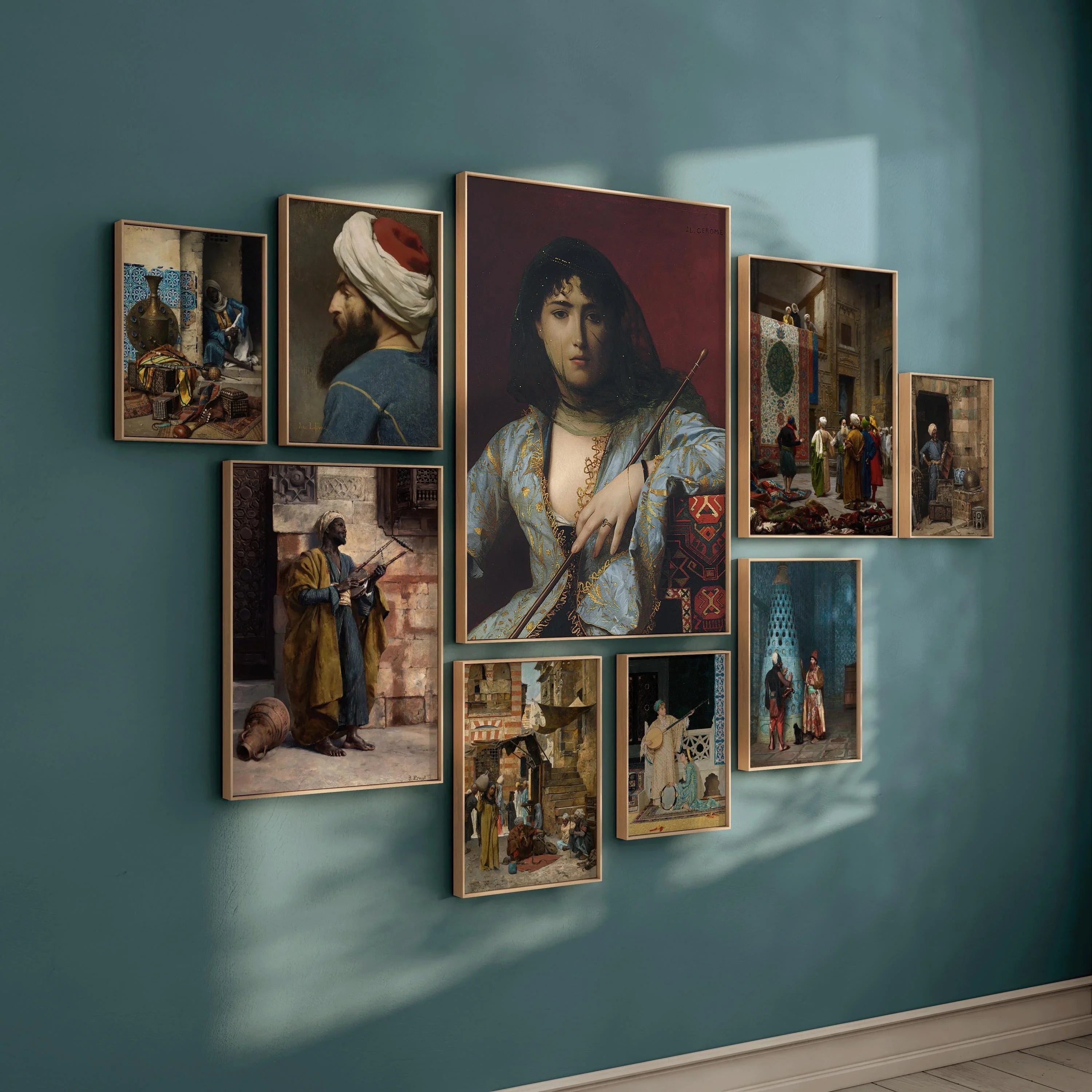 Eastward Gaze: Art Prints Inspired by the Ottoman and Arab Worlds Set - 9ArtPrints