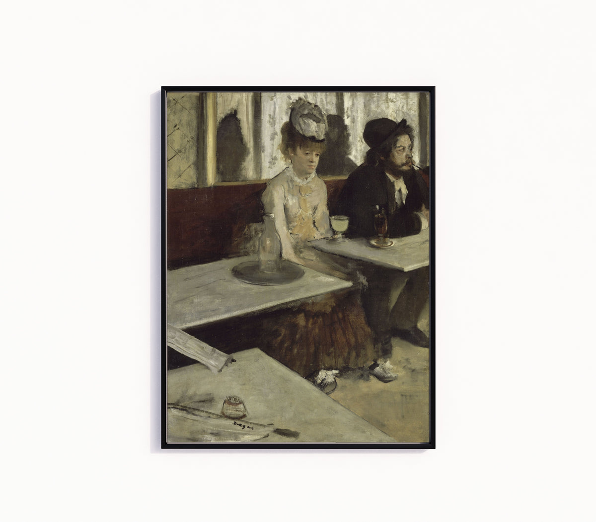 Edgar Degas — In a Café (L'Absinthe) | Fine Art Print
