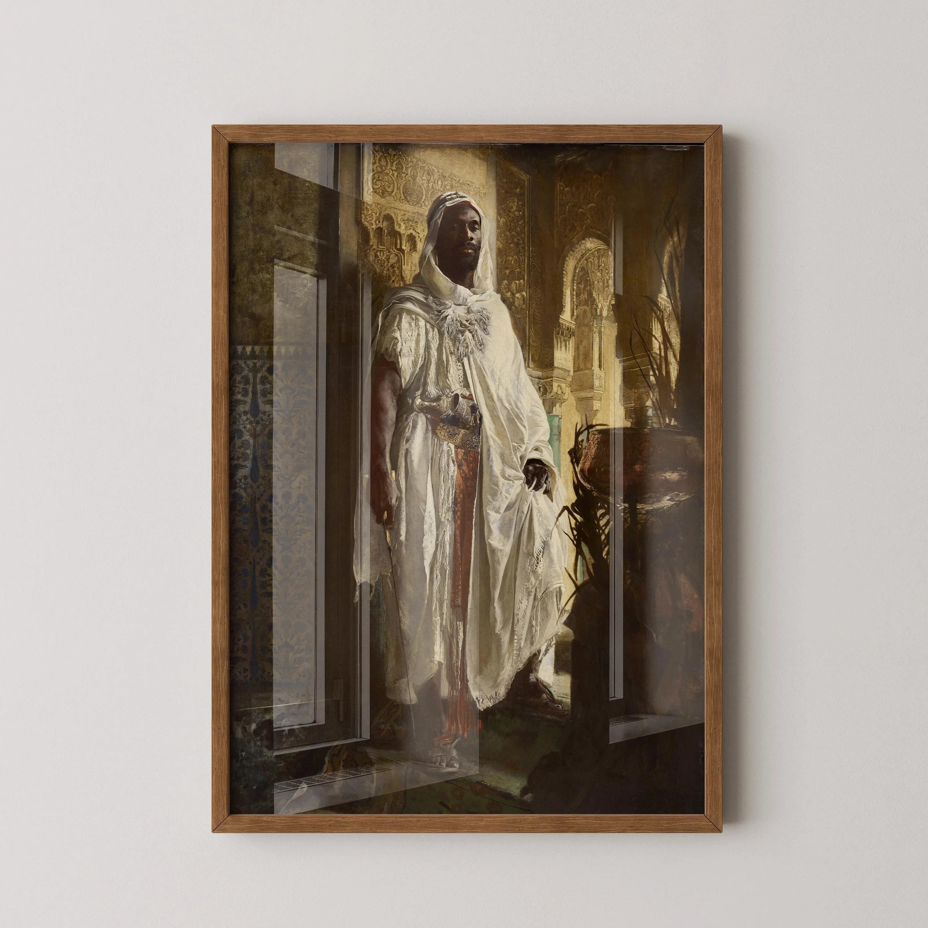 Eduard Charlemont - The Moorish Chief | Famous Orientalist Art (available handframed or unframed) - 9ArtPrints