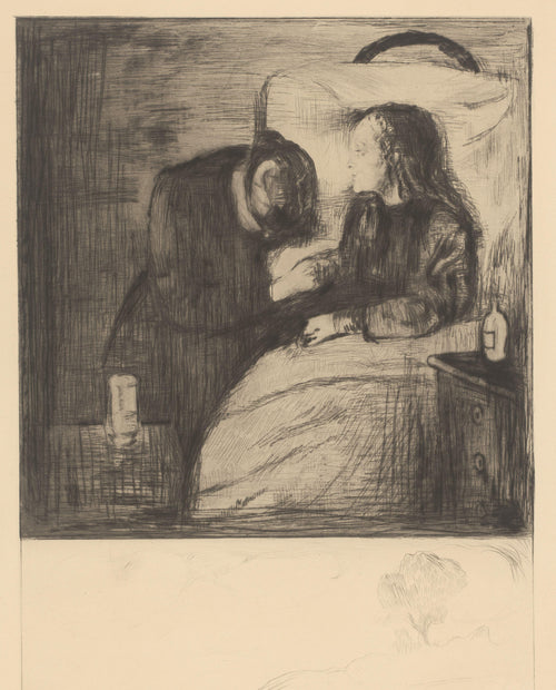 Edvard Munch — The Sick Child | Expressionist Fine Art Print