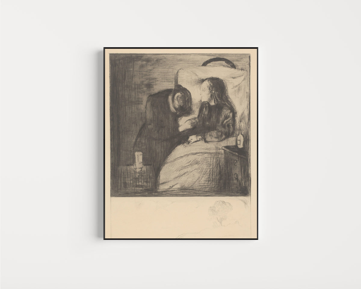 Edvard Munch — The Sick Child | Expressionist Fine Art Print