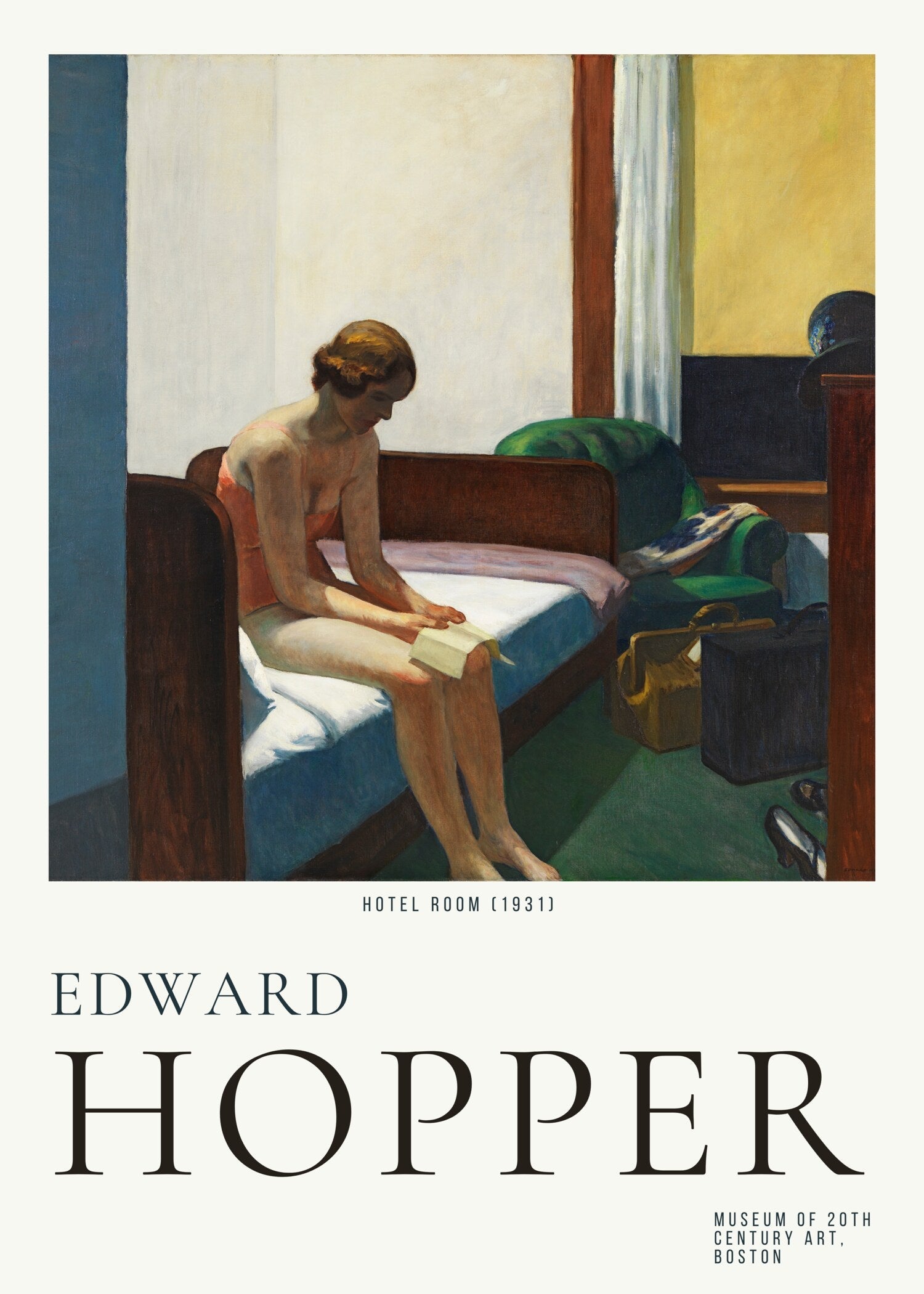 Edward Hopper — Hotel Room | Fine Art Print - 9ArtPrints