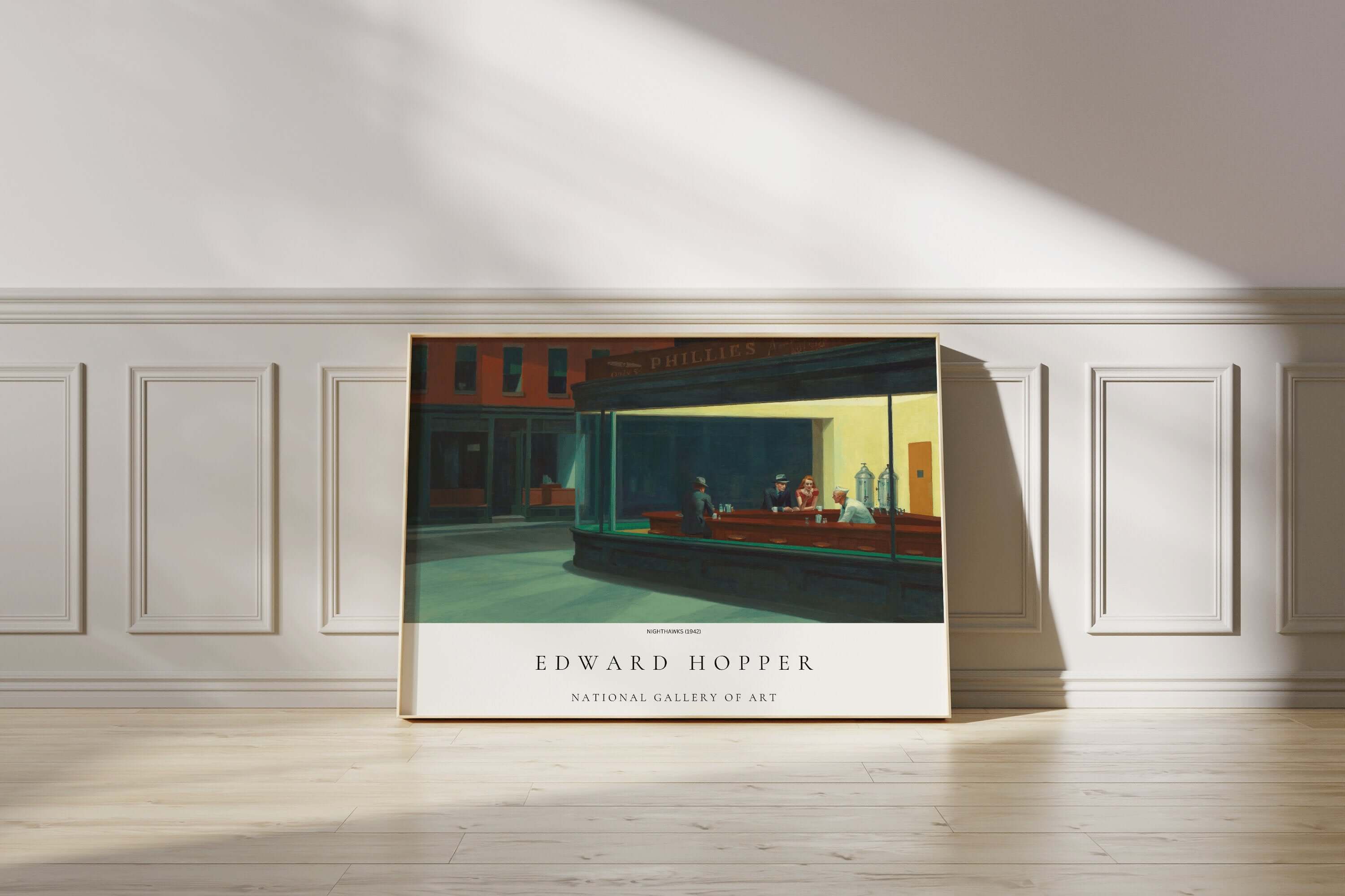 Edward Hopper - Nighthawks | Famous Art (available framed or unframed) - 9ArtPrints