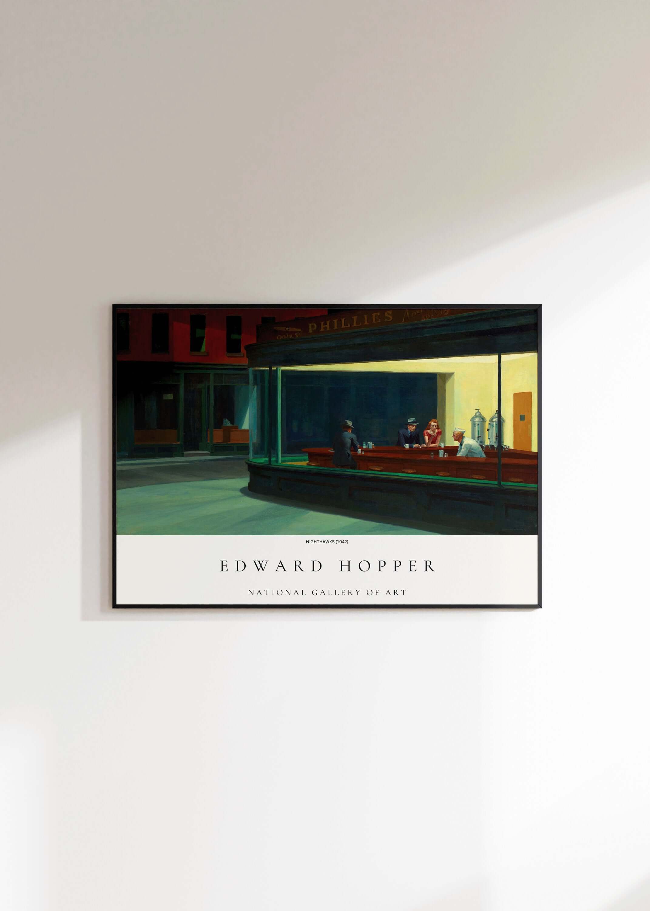 Edward Hopper - Nighthawks | Famous Art (available framed or unframed) - 9ArtPrints