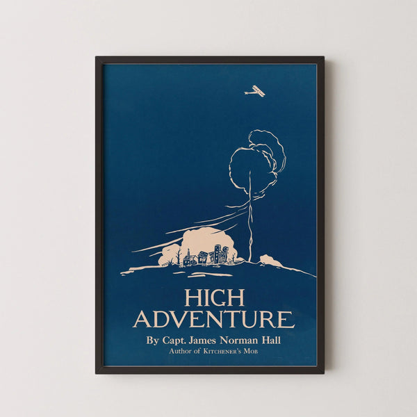 Edward Penfield — High Adventure | Vintage Minimalist Book Cover Print