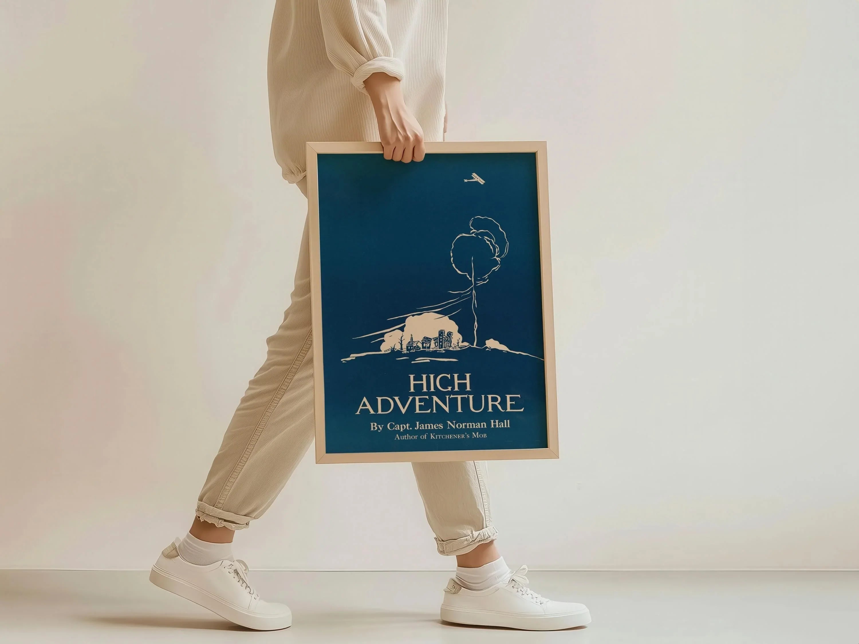 Edward Penfield - High Adventure Print: Minimalist Vintage Book Cover - 9ArtPrints