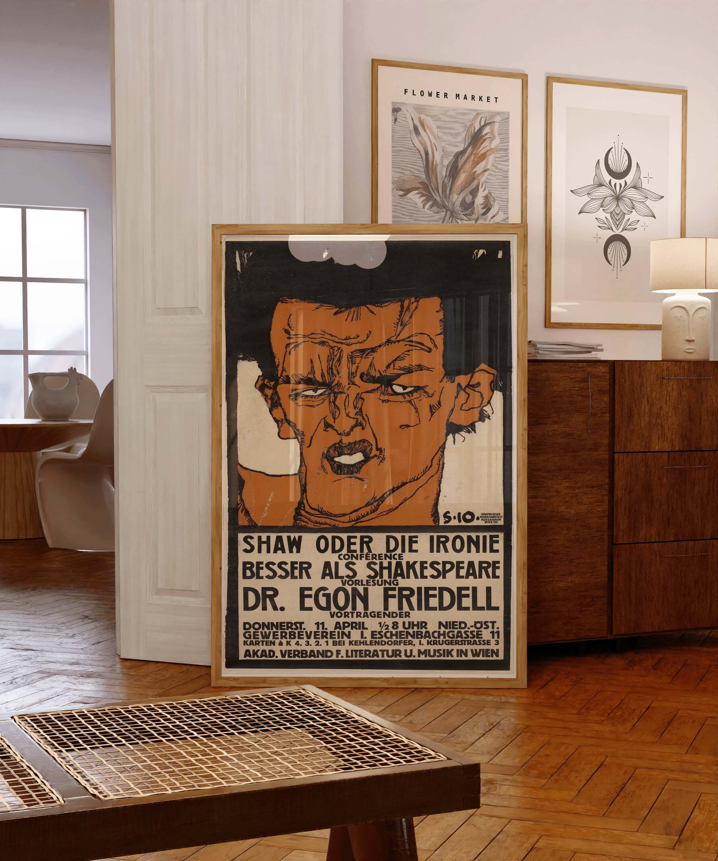 Egon Schiele - Exhibition Poster | Fine Art Poster (available framed or unframed) - 9ArtPrints