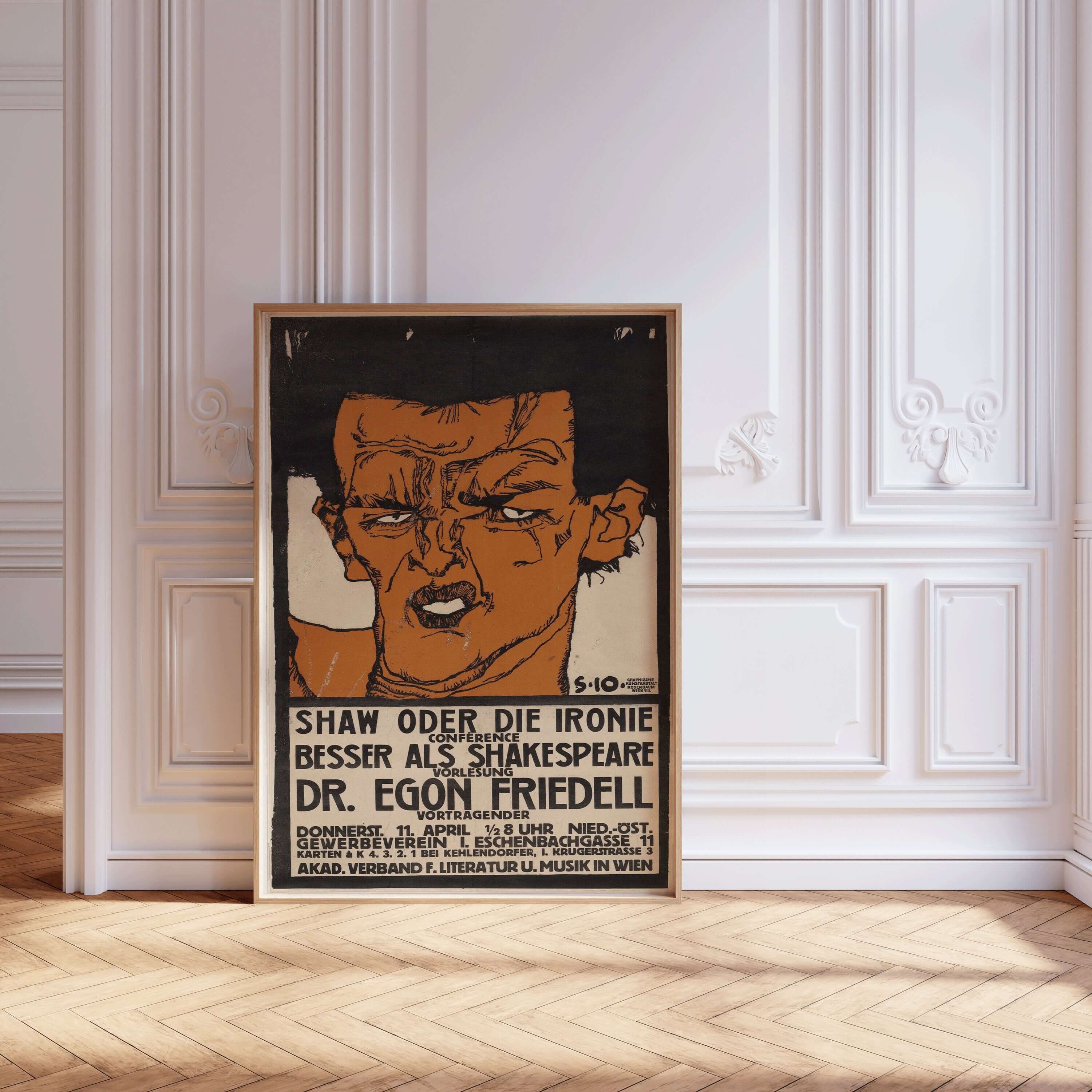 Egon Schiele - Exhibition Poster | Fine Art Poster (available framed or unframed) - 9ArtPrints