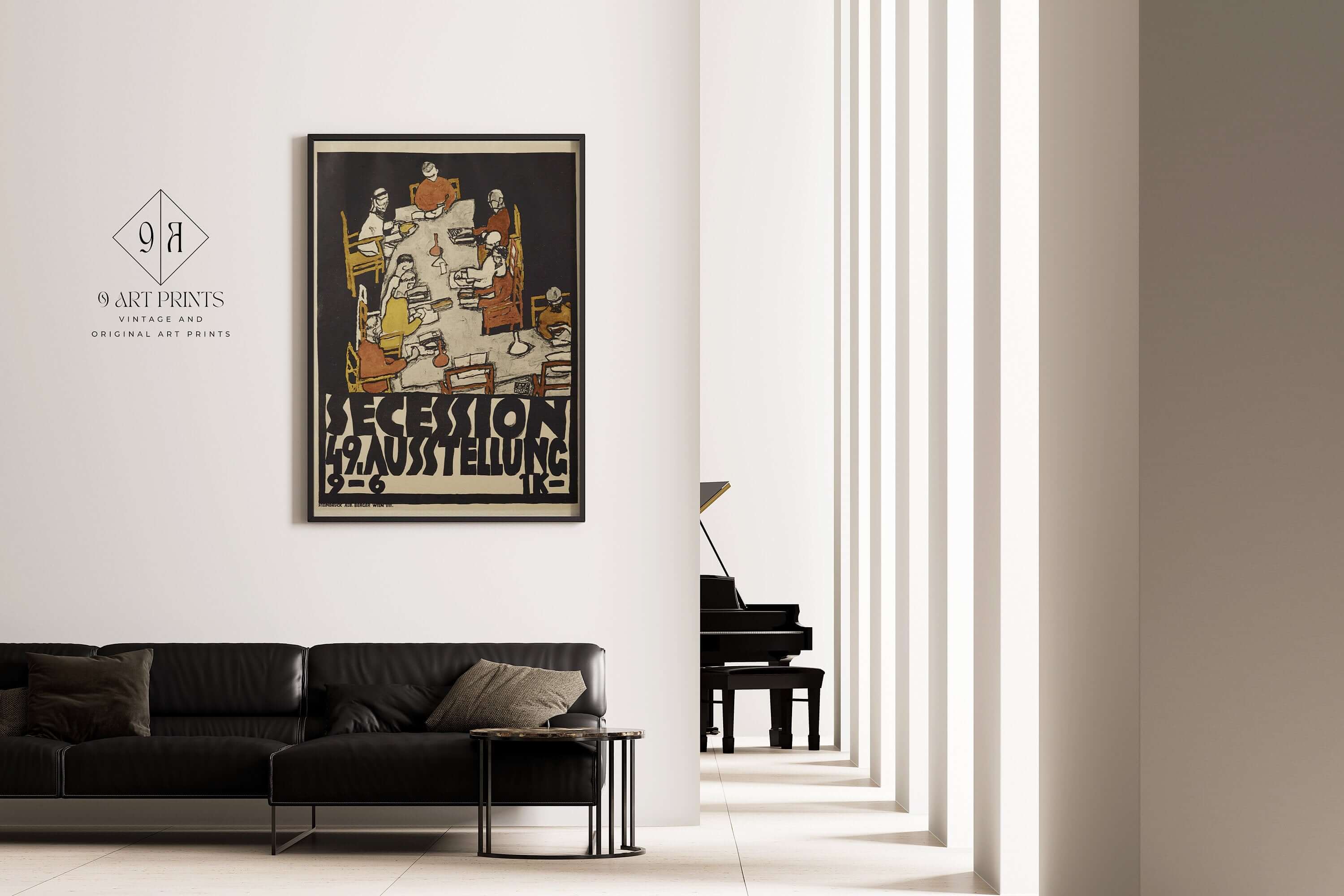 Egon Schiele - Vienna Secession | Fine Art Poster (available framed or unframed) - 9ArtPrints