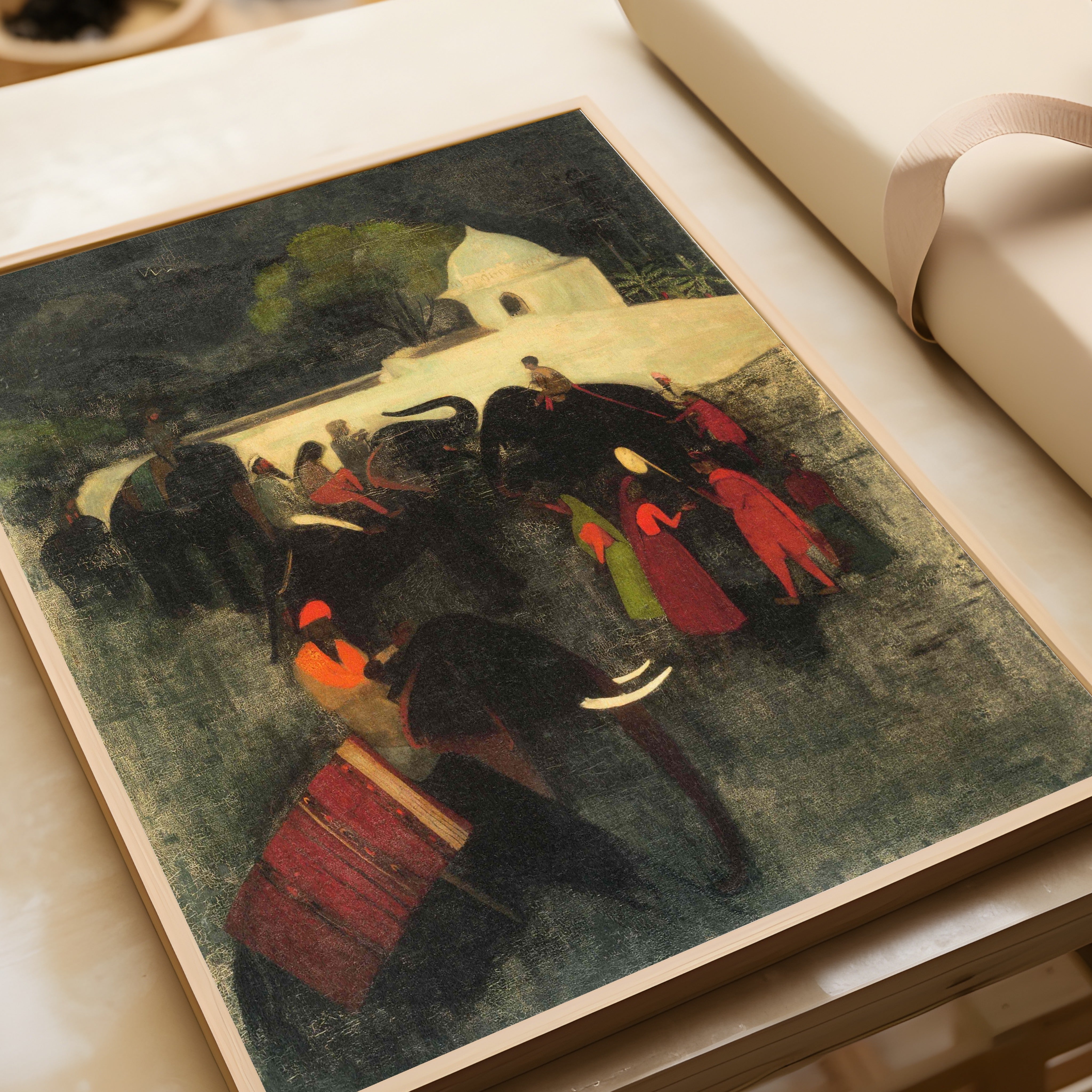 Amrita Sher-Gil — Elephant Promenade | Fine Art Giclée Print