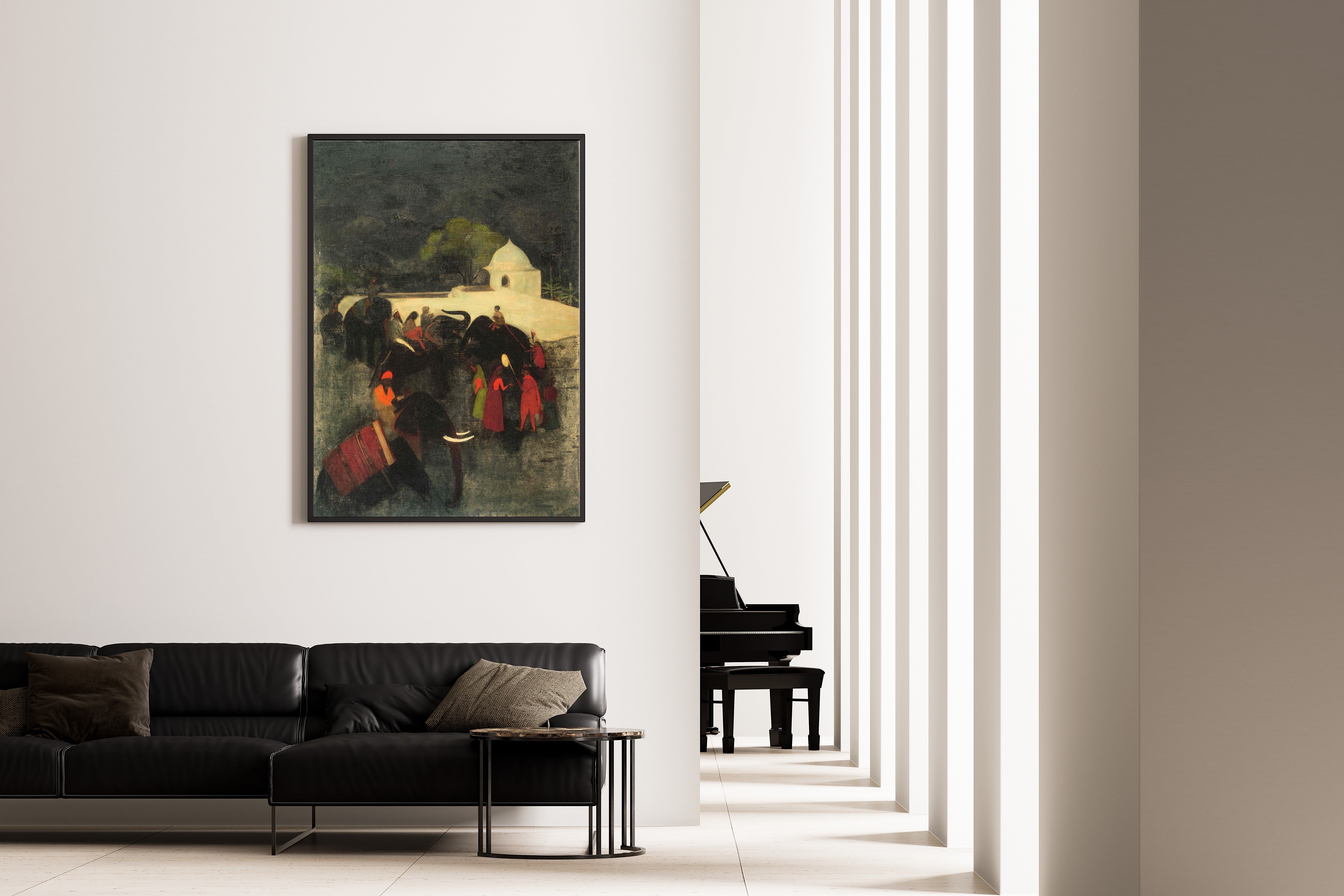Amrita Sher-Gil — Elephant Promenade | Fine Art Giclée Print
