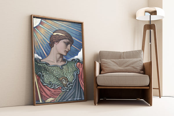 Elihu Vedder — Head of Minerva | Fine Art Giclée Print