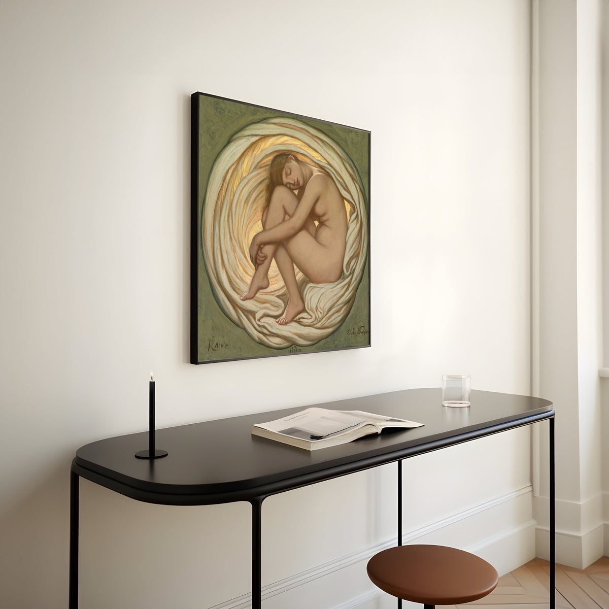 Elihu Vedder — The Heart of the Rose | Fine Art Giclée Print - 9ArtPrints