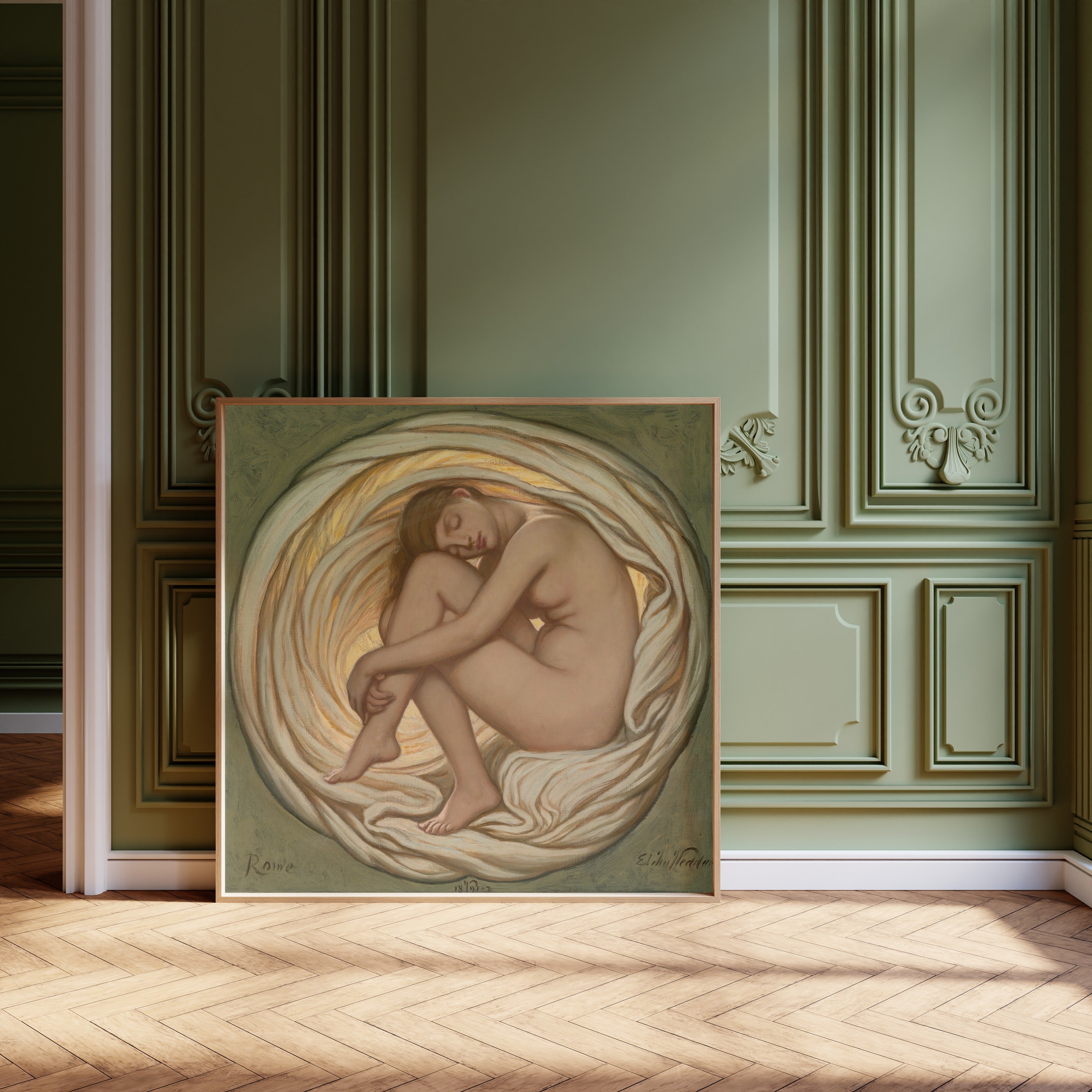 Elihu Vedder — The Heart of the Rose | Fine Art Giclée Print - 9ArtPrints