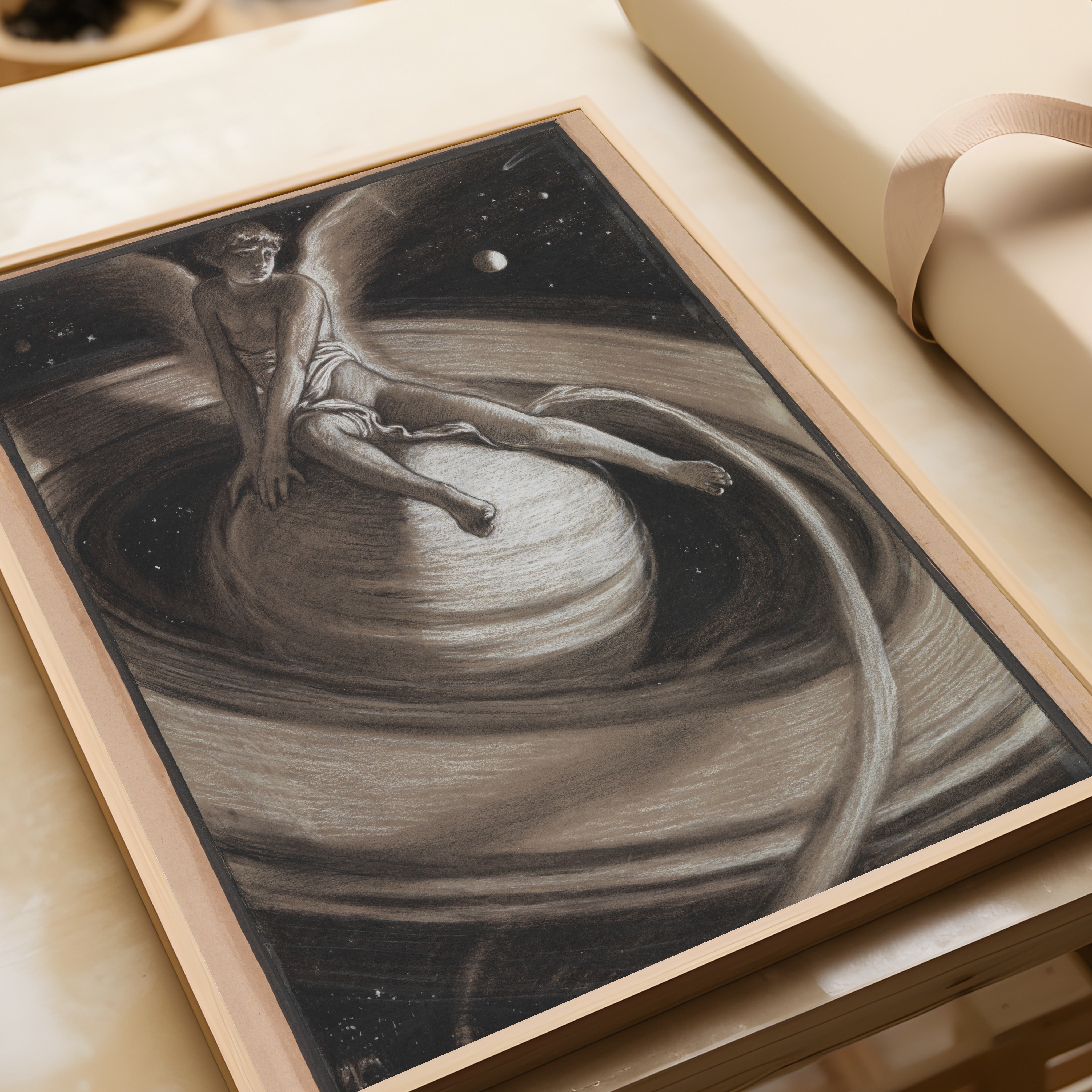 Elihu Vedder — The Throne of Saturn | Fine Art Giclée Print - 9ArtPrints