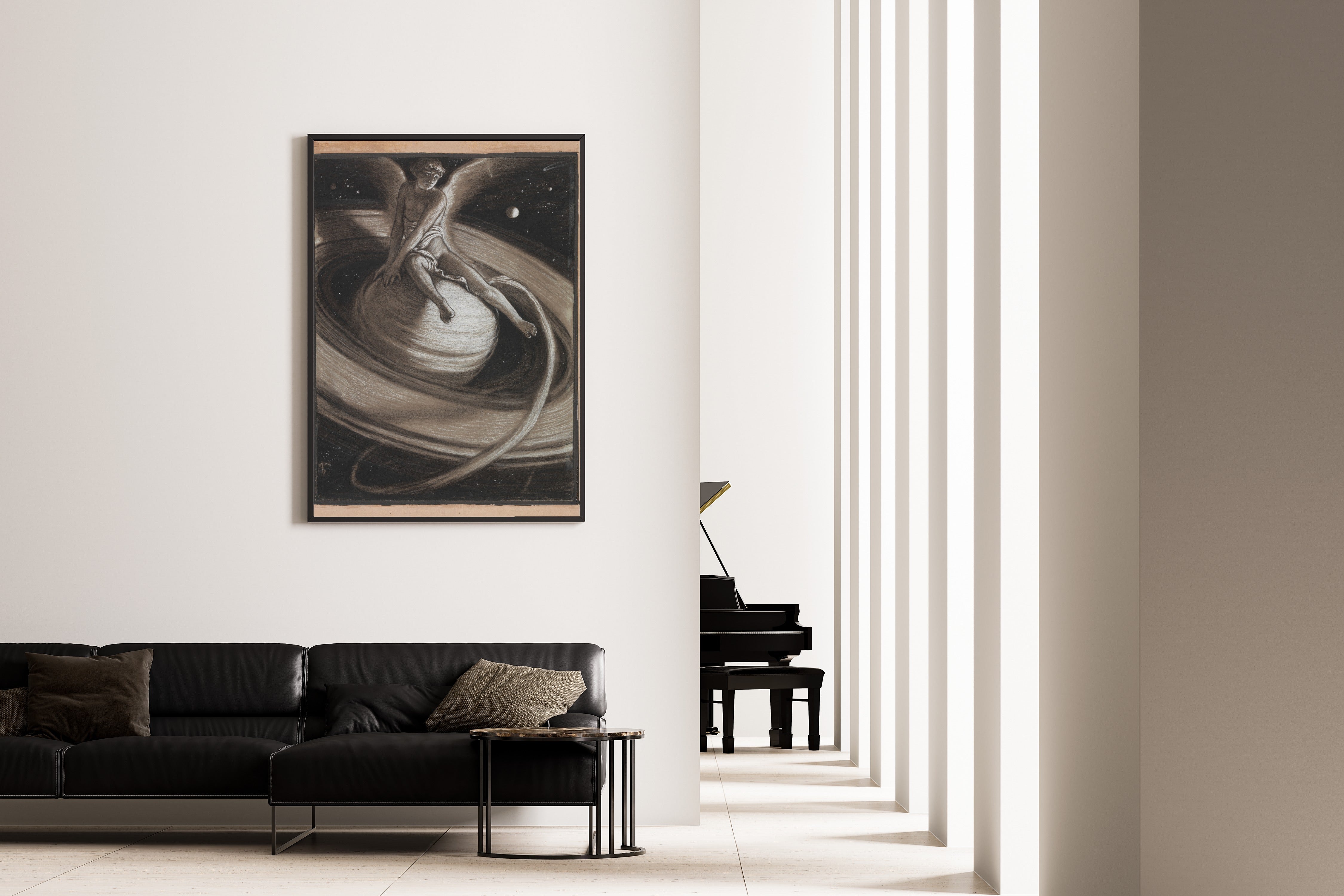 Elihu Vedder — The Throne of Saturn | Fine Art Giclée Print - 9ArtPrints
