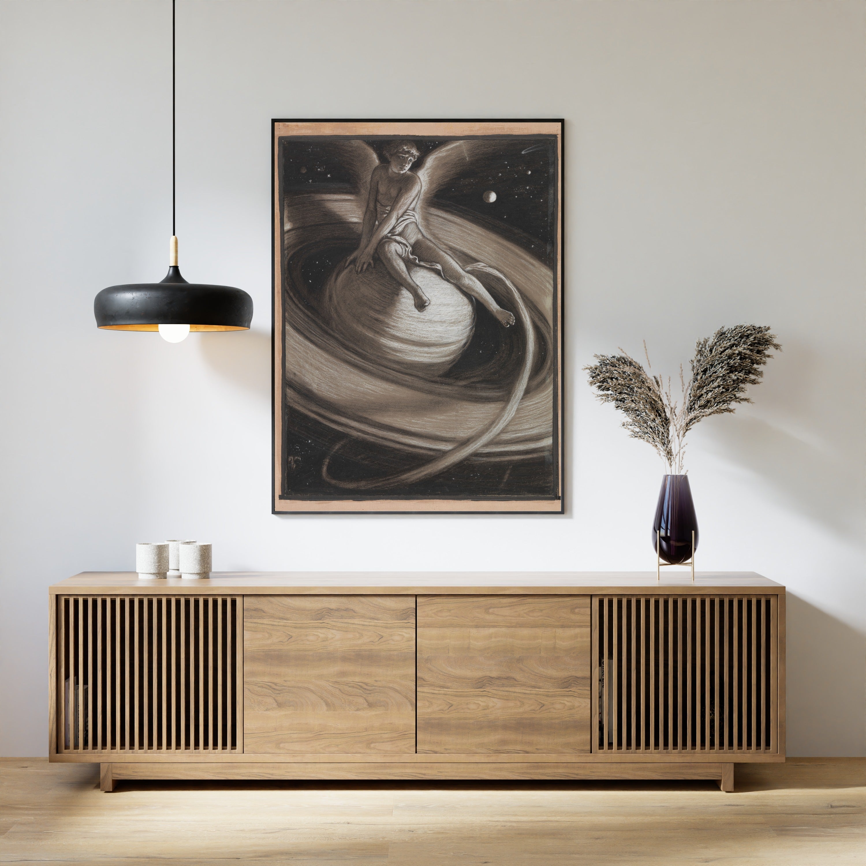 Elihu Vedder — The Throne of Saturn | Fine Art Giclée Print - 9ArtPrints