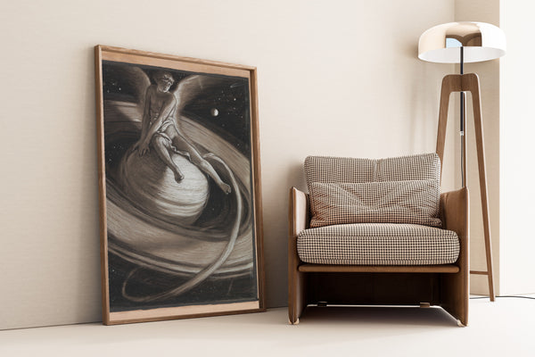 Elihu Vedder — The Throne of Saturn | Fine Art Giclée Print