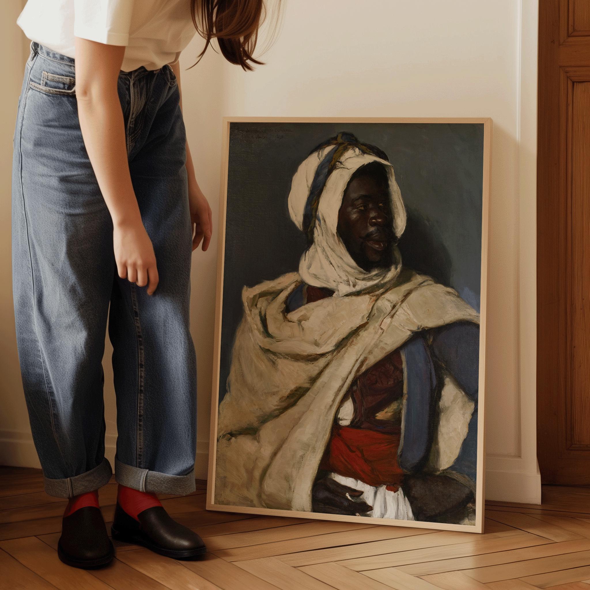 Elizabeth Nourse - An Algerian Mam | Famous Orientalist Art (available handframed or unframed) - 9ArtPrints