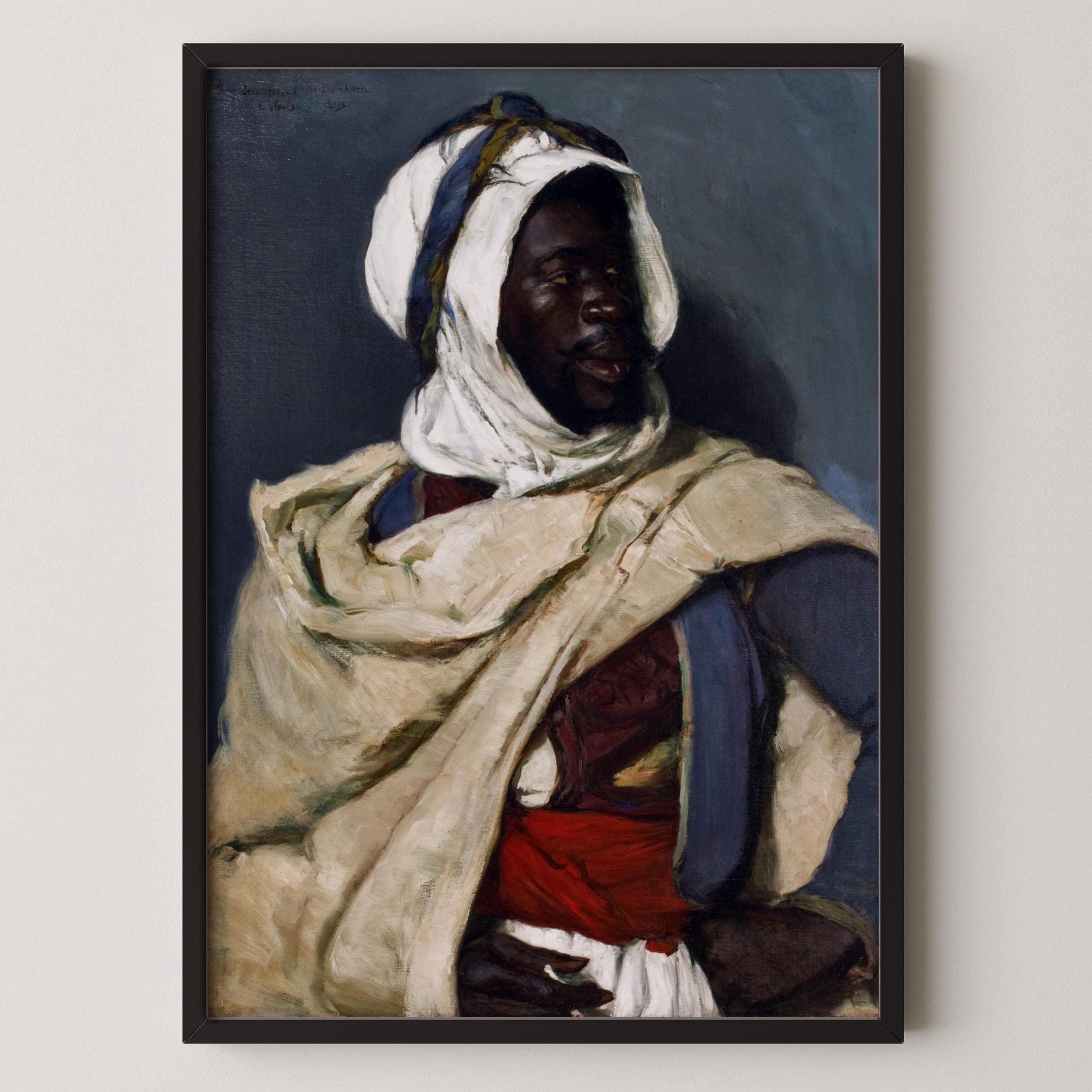 Elizabeth Nourse - An Algerian Mam | Famous Orientalist Art (available handframed or unframed) - 9ArtPrints