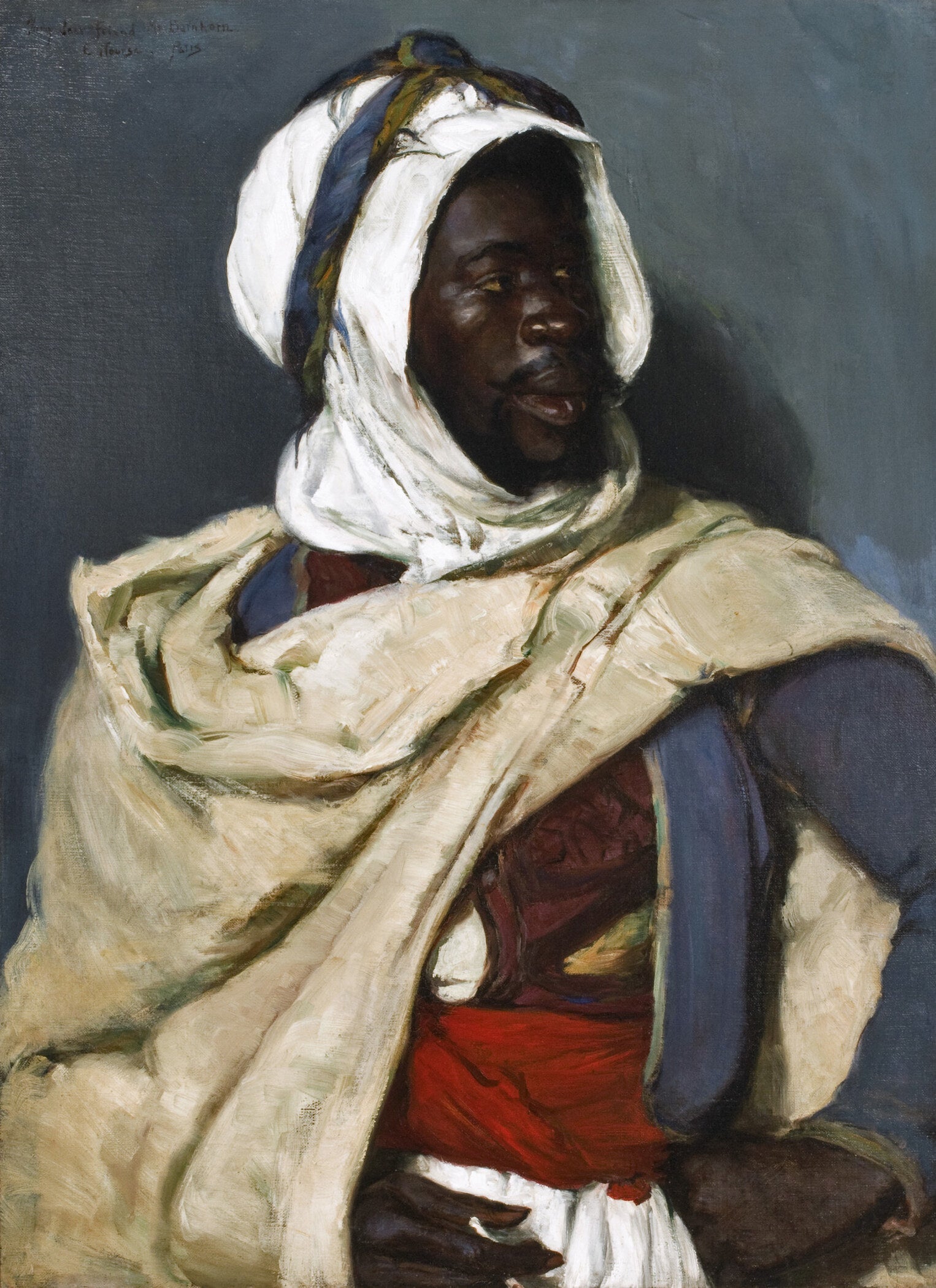 Elizabeth Nourse — An Algerian Man | Orientalist Fine Art Print - 9ArtPrints