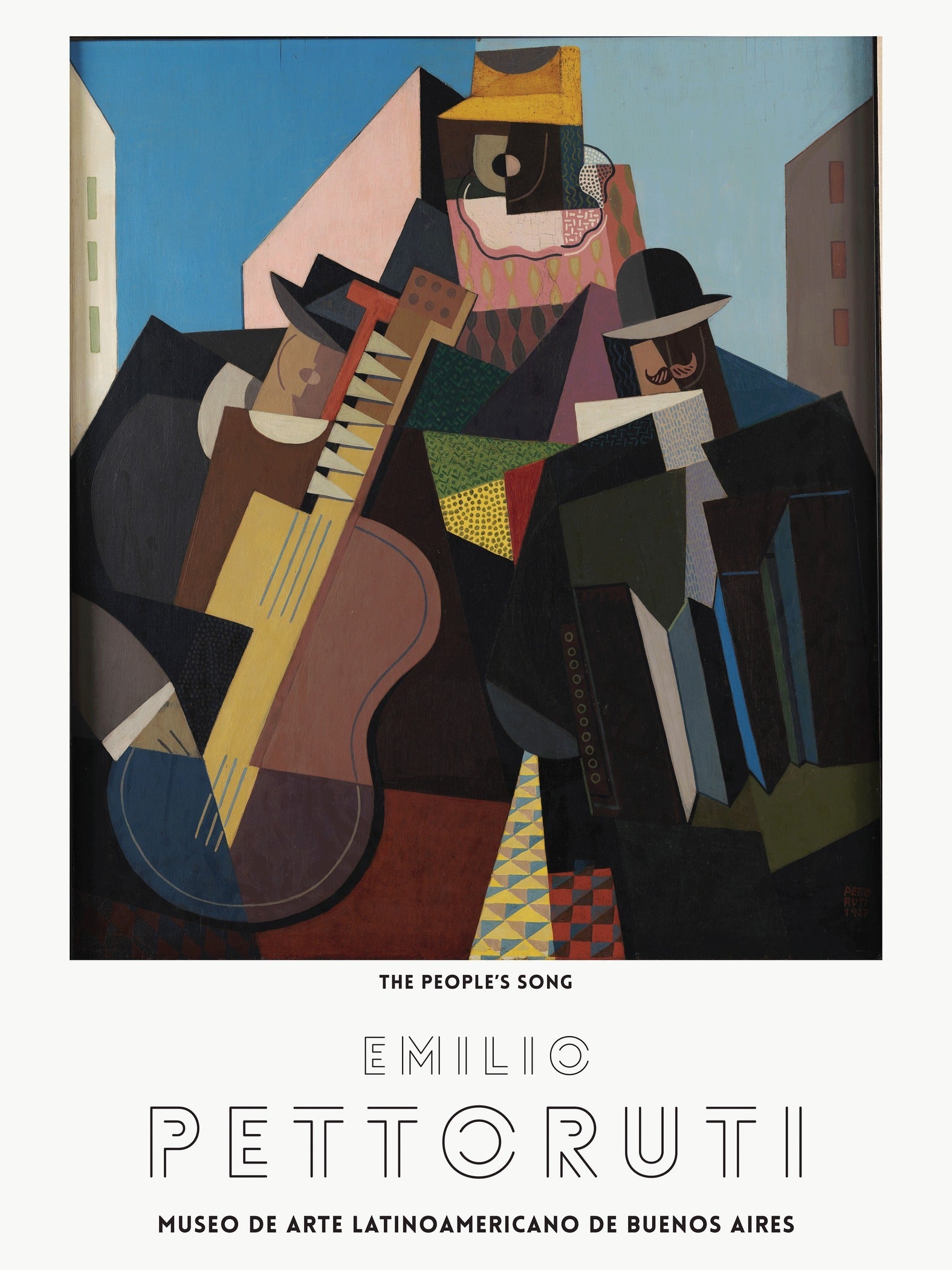Emilio Pettoruti — The People's Song | Cubist Fine Art Print - 9ArtPrints