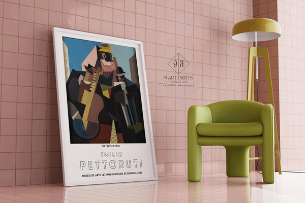 Emilio Pettoruti — The People's Song | Cubist Fine Art Print