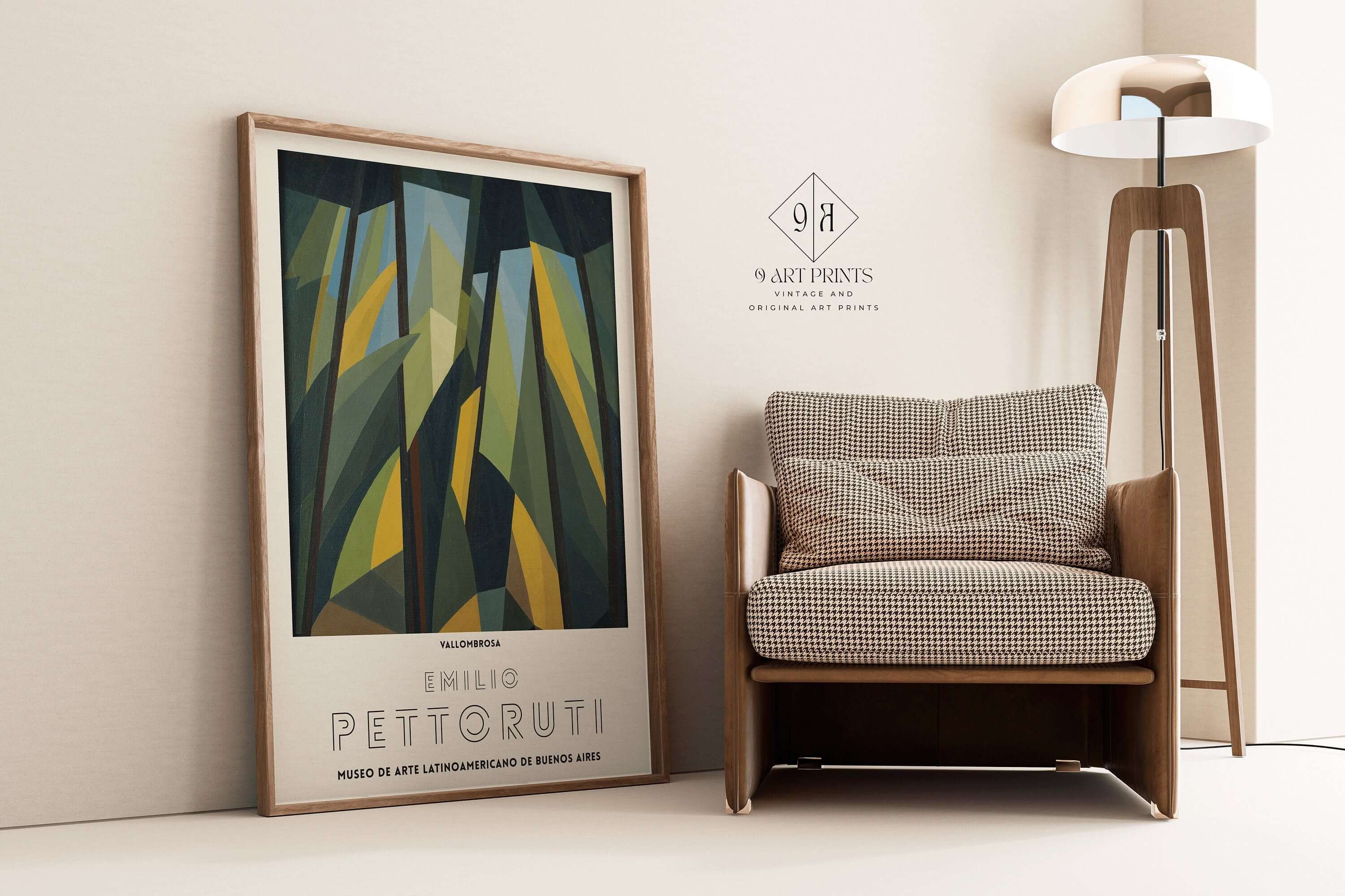 Emilio Pettoruti - Vallombrosa | Famous Cubist Art (available framed or unframed) - 9ArtPrints