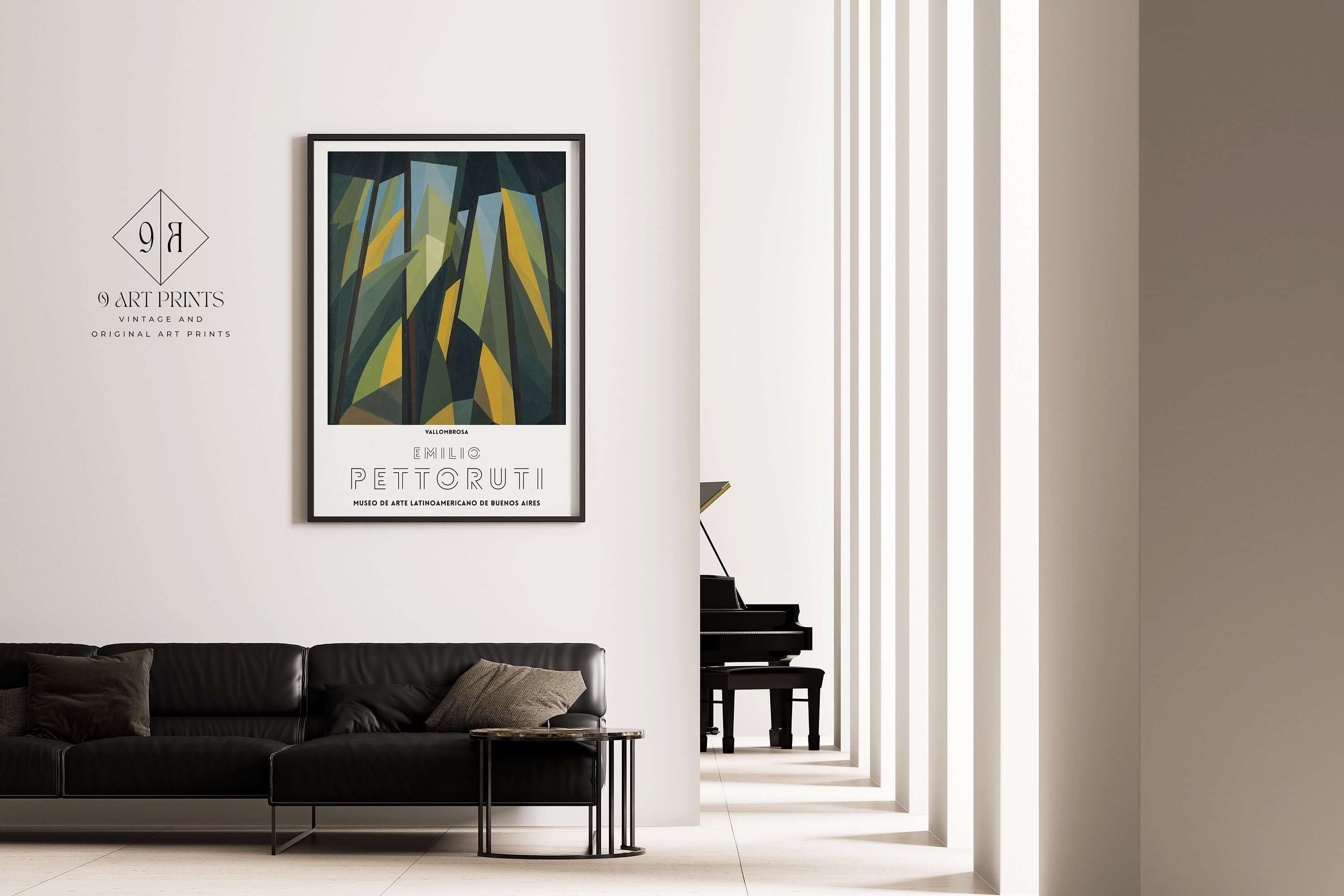 Emilio Pettoruti - Vallombrosa | Famous Cubist Art (available framed or unframed) - 9ArtPrints